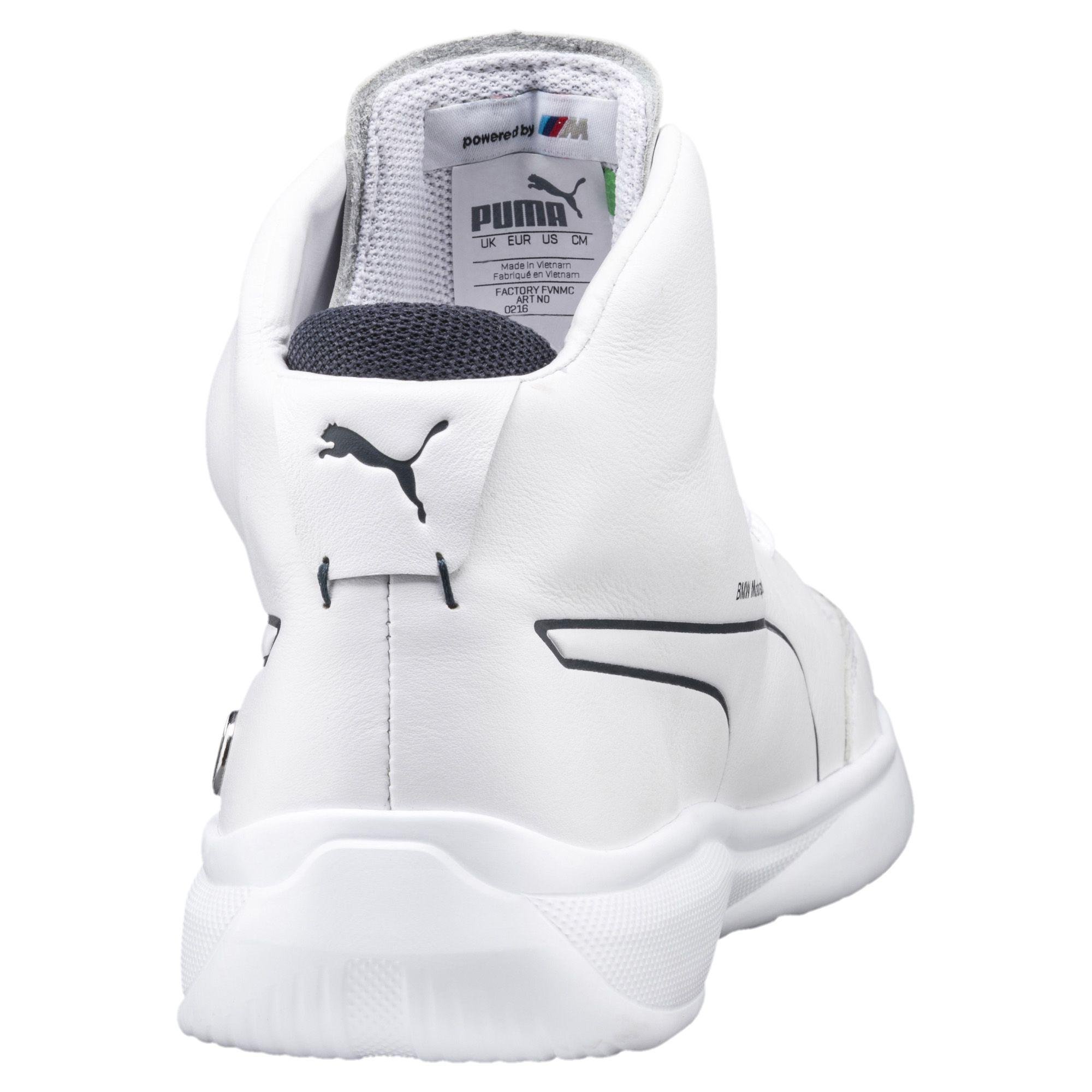 PUMA Leather Bmw Motorsport Casual Mid Men's High Top Sneajkers in White  for Men - Lyst