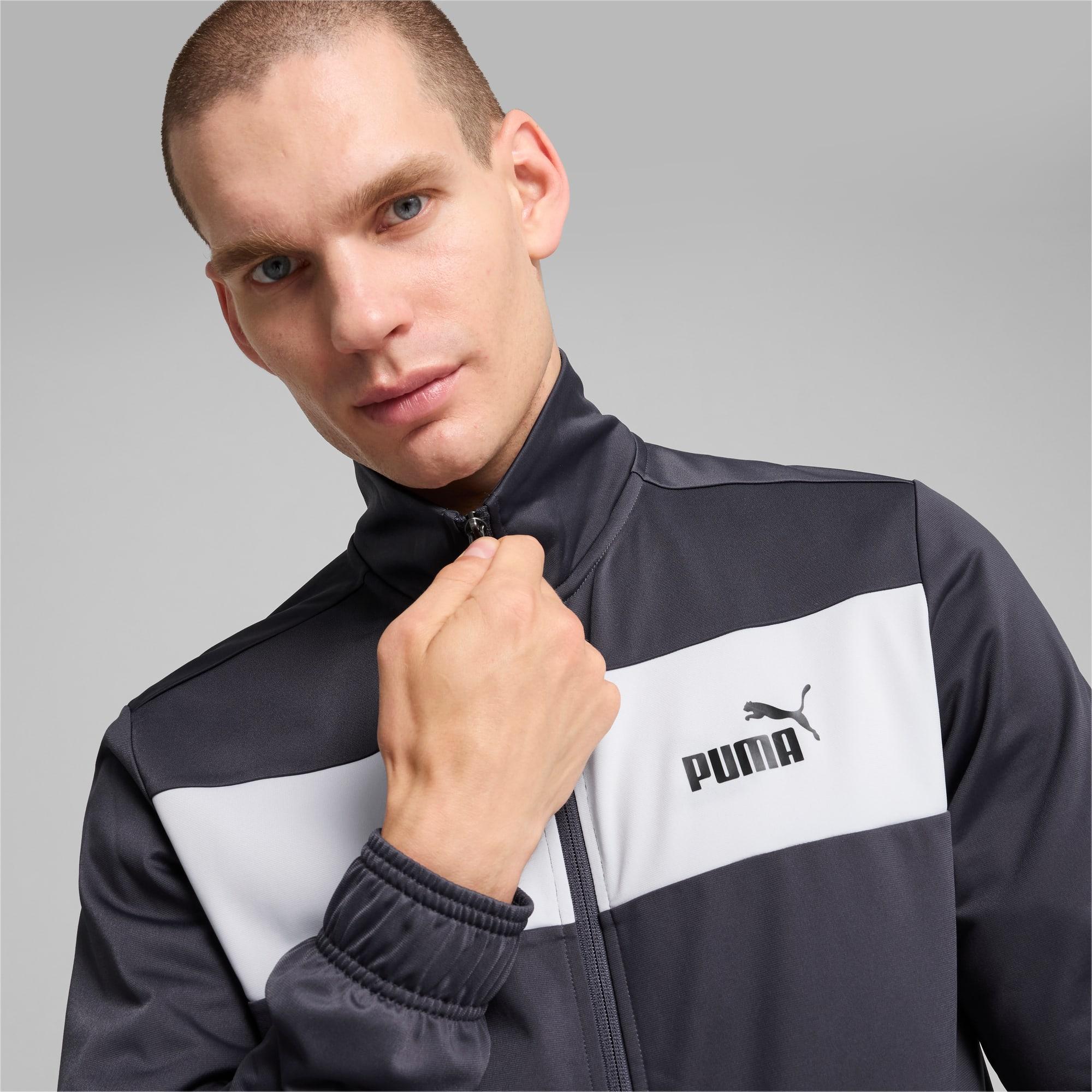 PUMA Poly Tracksuit Galactic in Black for Men Lyst UK