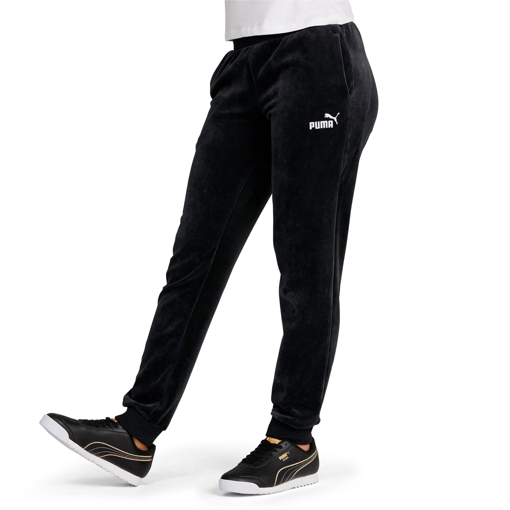 puma velour pants women's