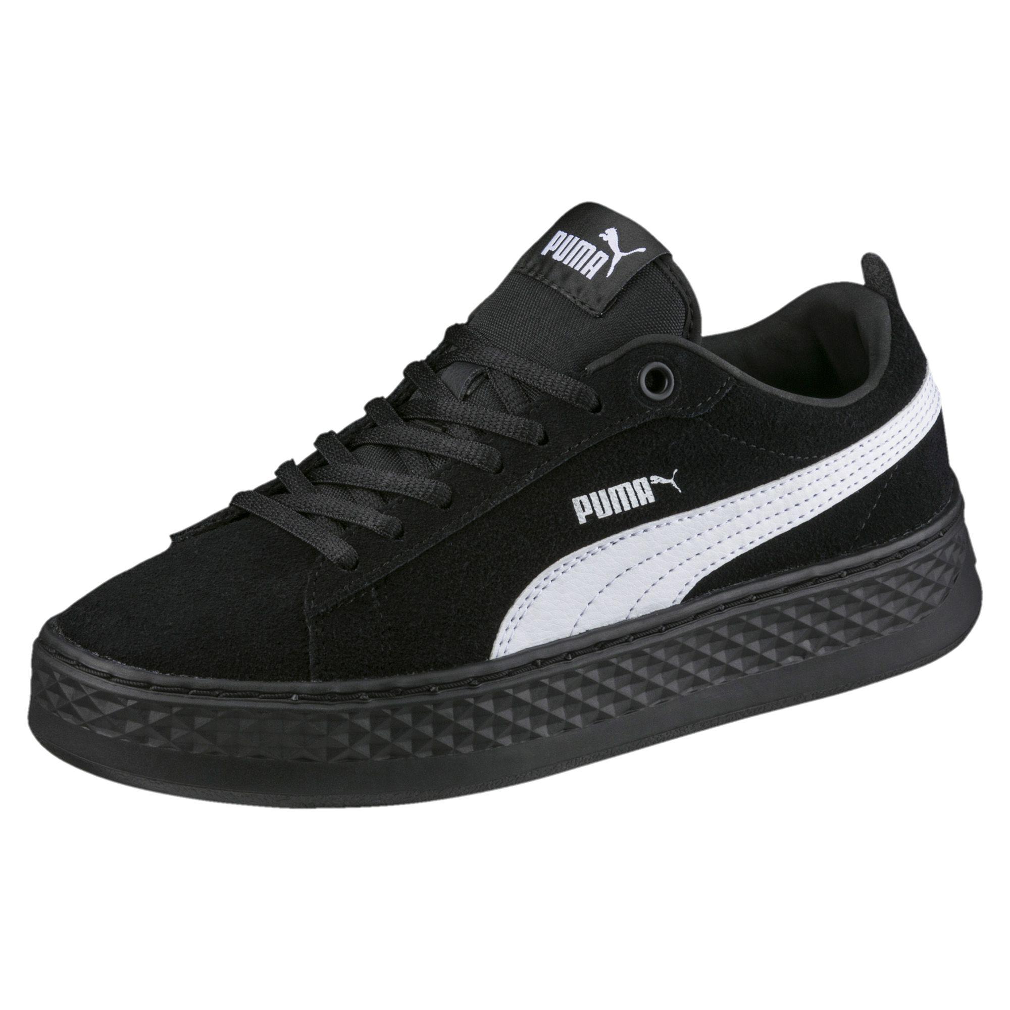 puma smash platform leather women's sneakers