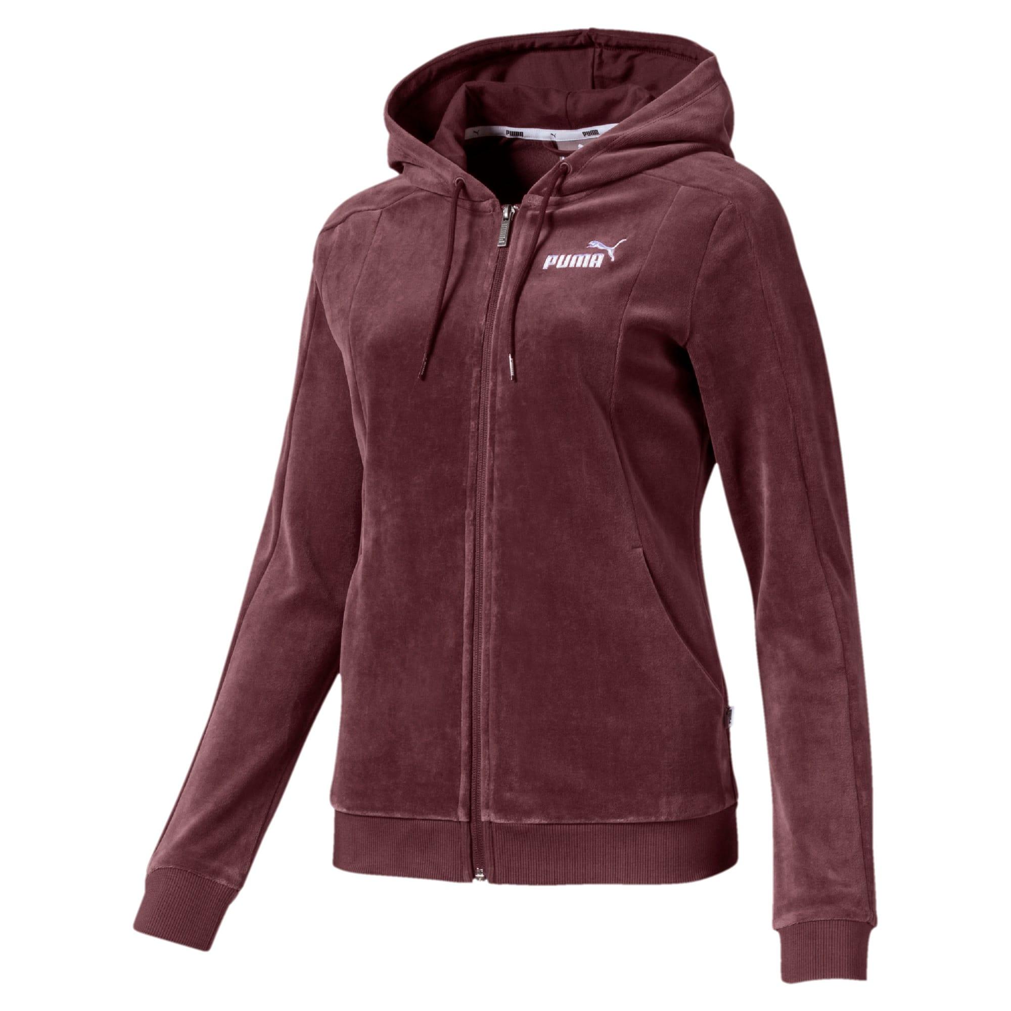 puma essential hooded jacket
