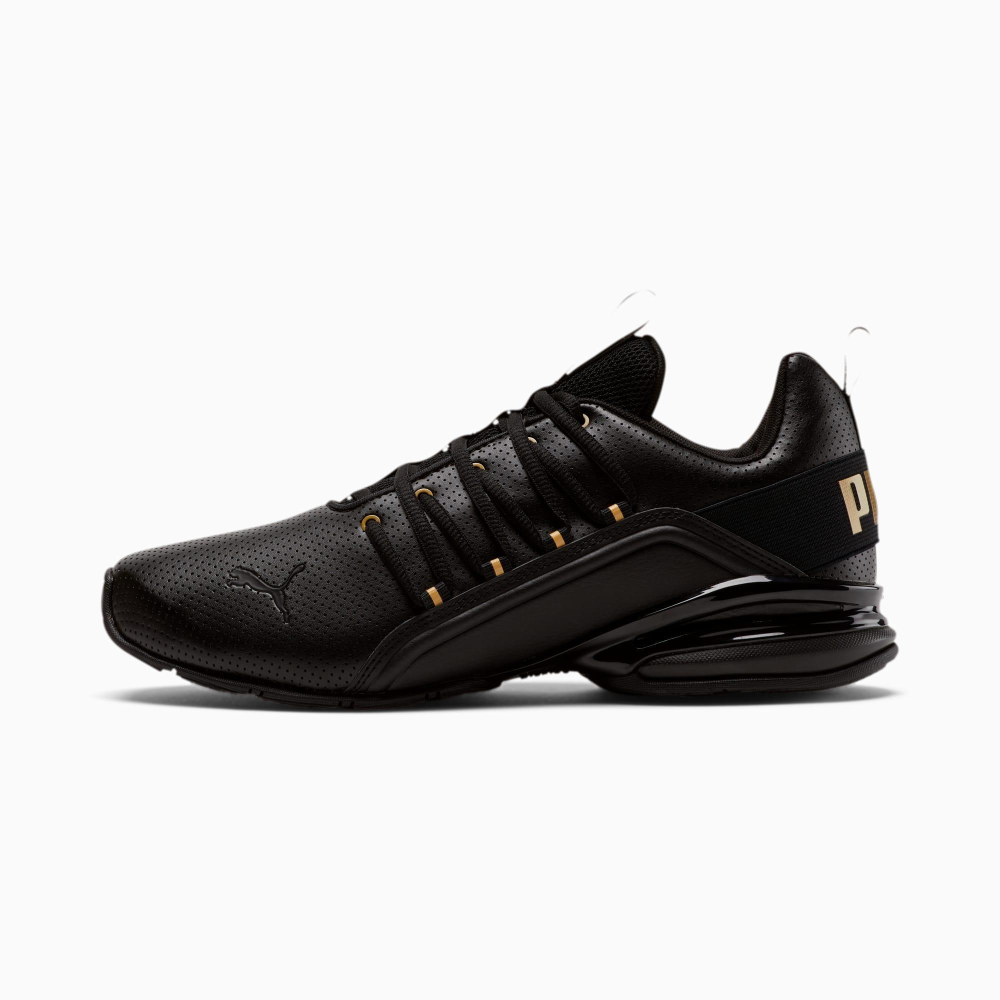 puma axelion black gold