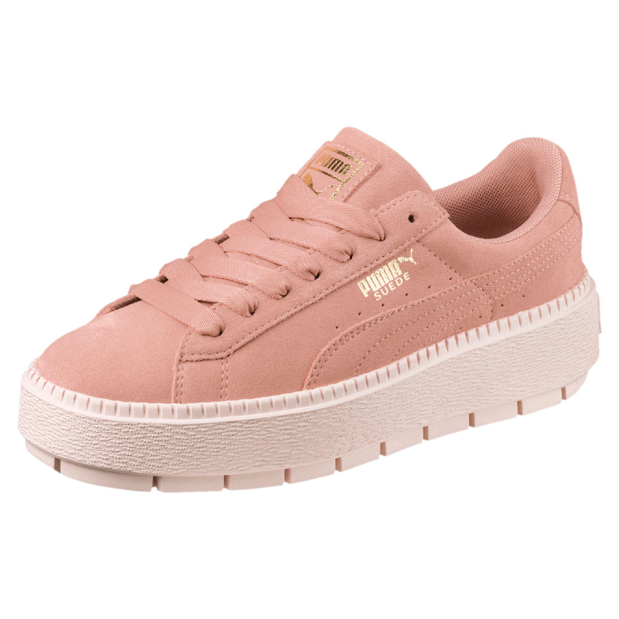 puma platform trace pink