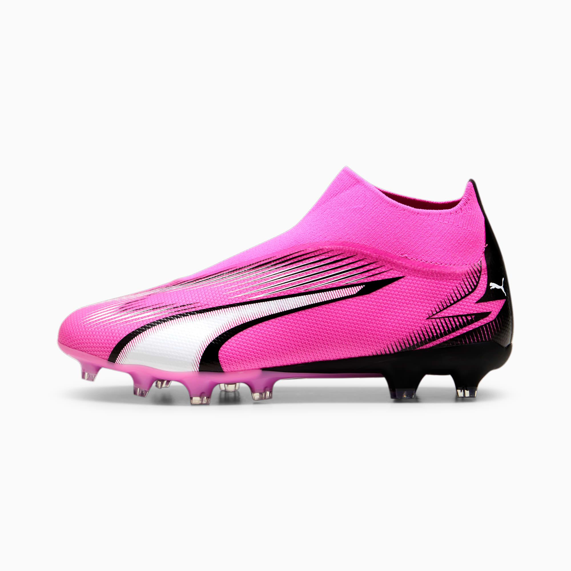 PUMA Ultra Match Fg/Ag Laceless Football Boots, Poison in Pink for