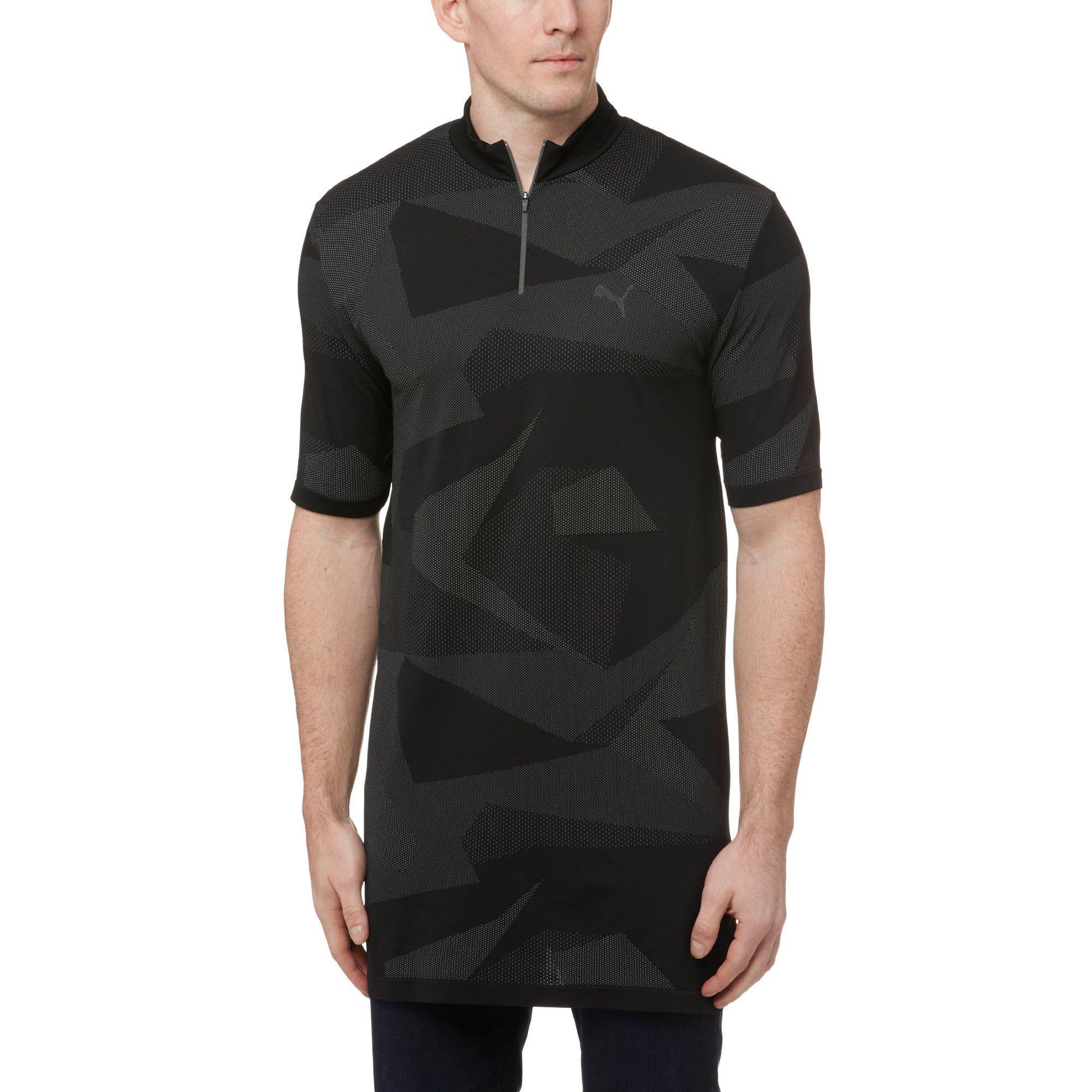 puma evoknit camo polo