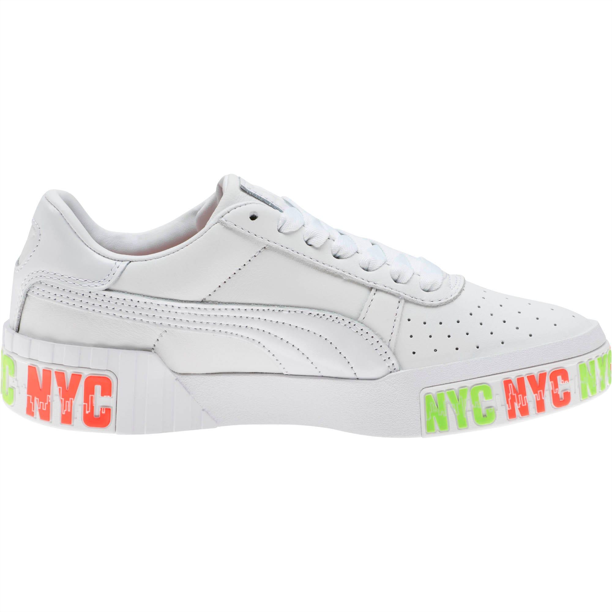 PUMA Leather Cali Bold Nyc Sneakers in White | Lyst