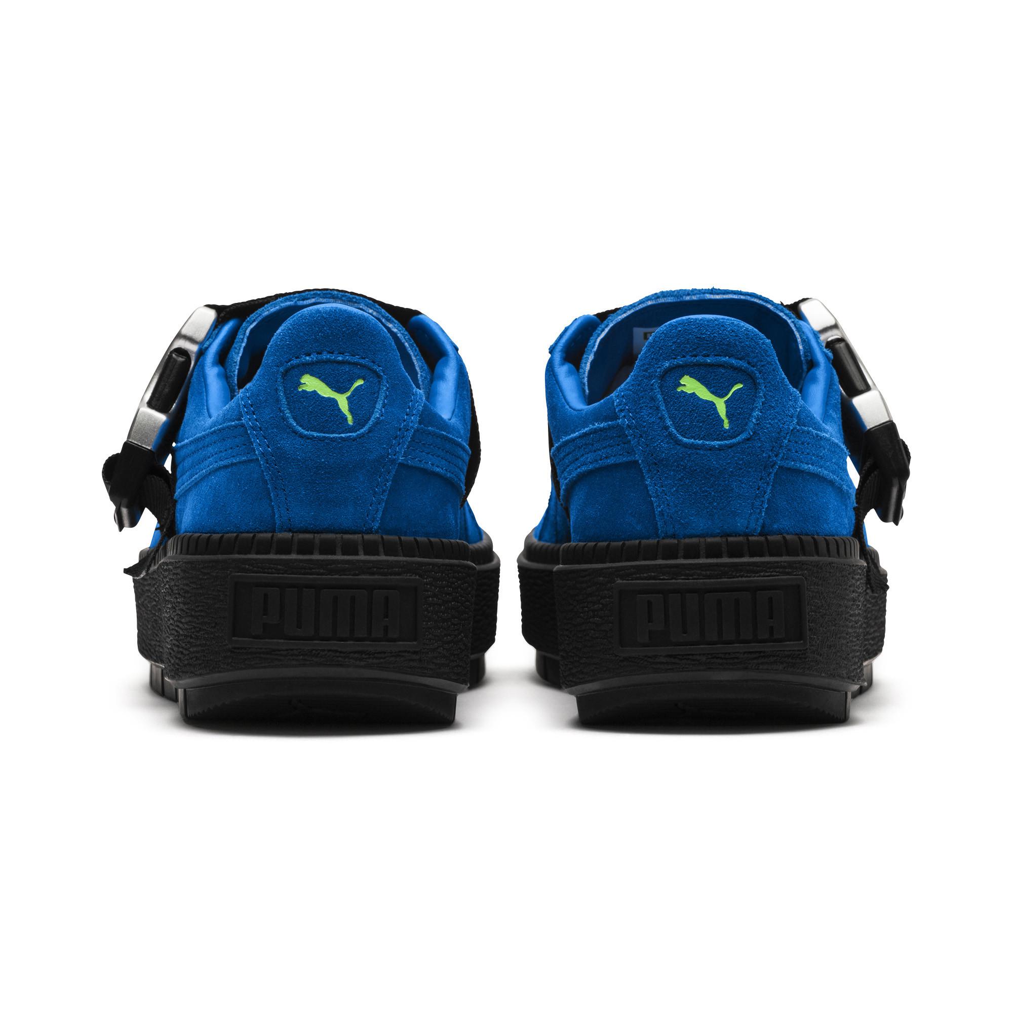 PUMA Platform Trace Buckle Sneakers in Blue - Lyst