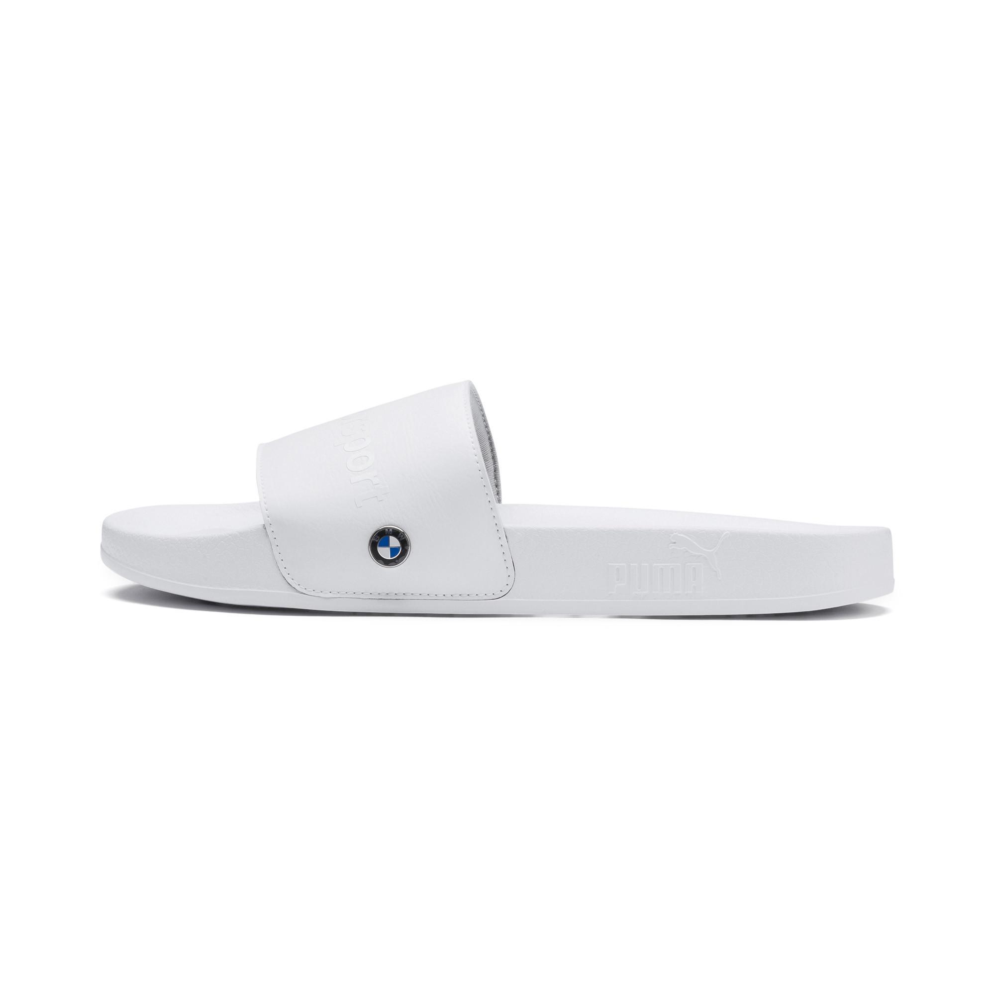 puma bmw slippers white