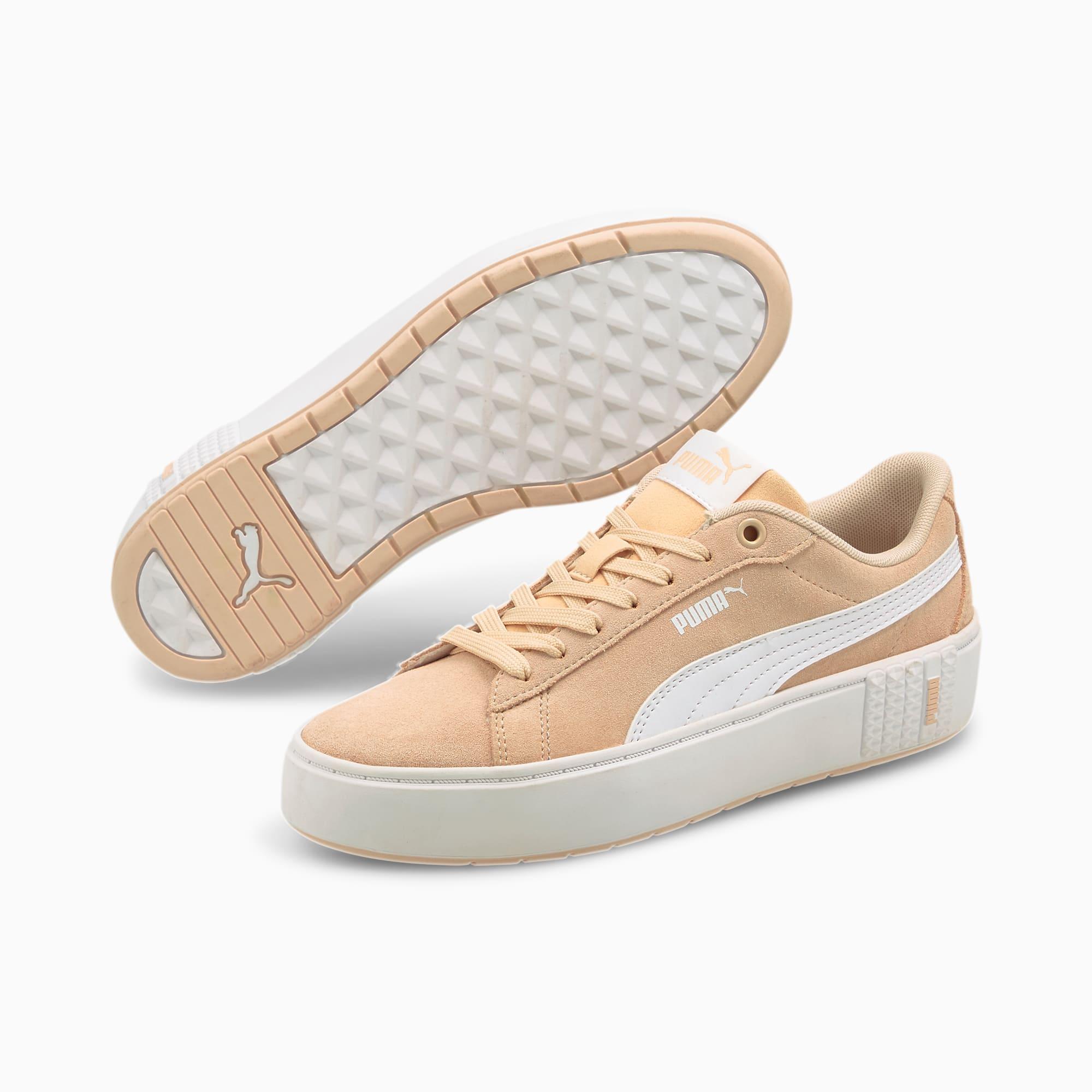 PUMA Smash Platform V2 Sd Sneakers Dames in het Wit - Lyst