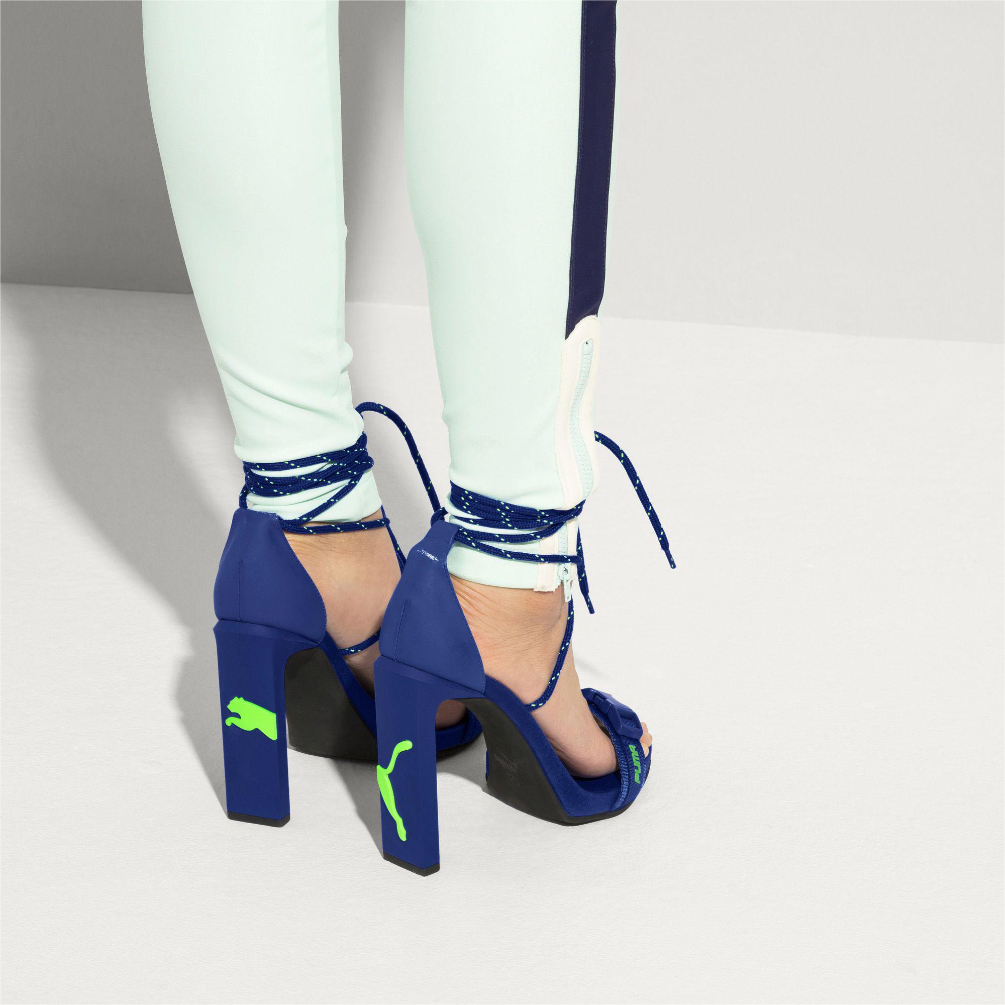 PUMA Rubber Fenty Women's Bungee Cord High Heels in Blue | Lyst