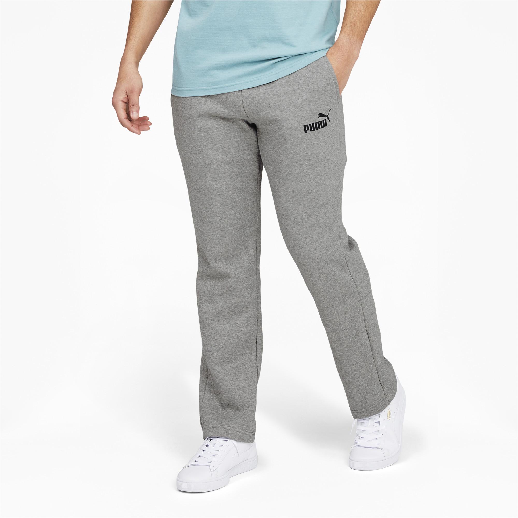 PUMA Big Tall Essentials Logo Fleece Pants in Gray for Men - Save 25% | Lyst
