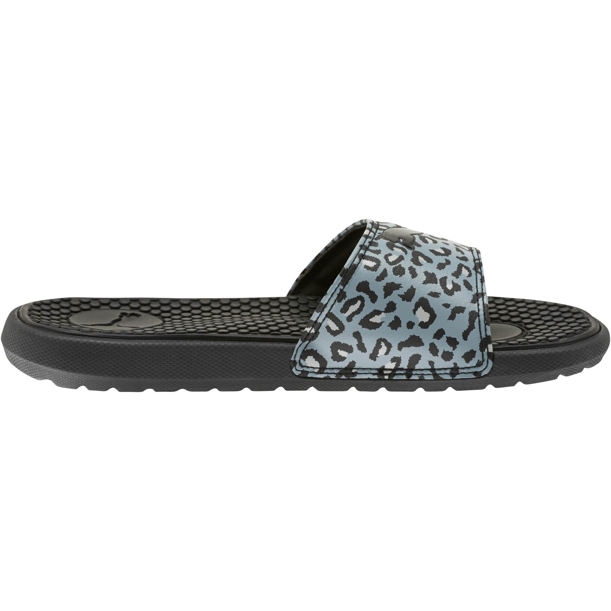 Lyst - PUMA Cool Cat Sport Leopard Print Women's Slides in Black