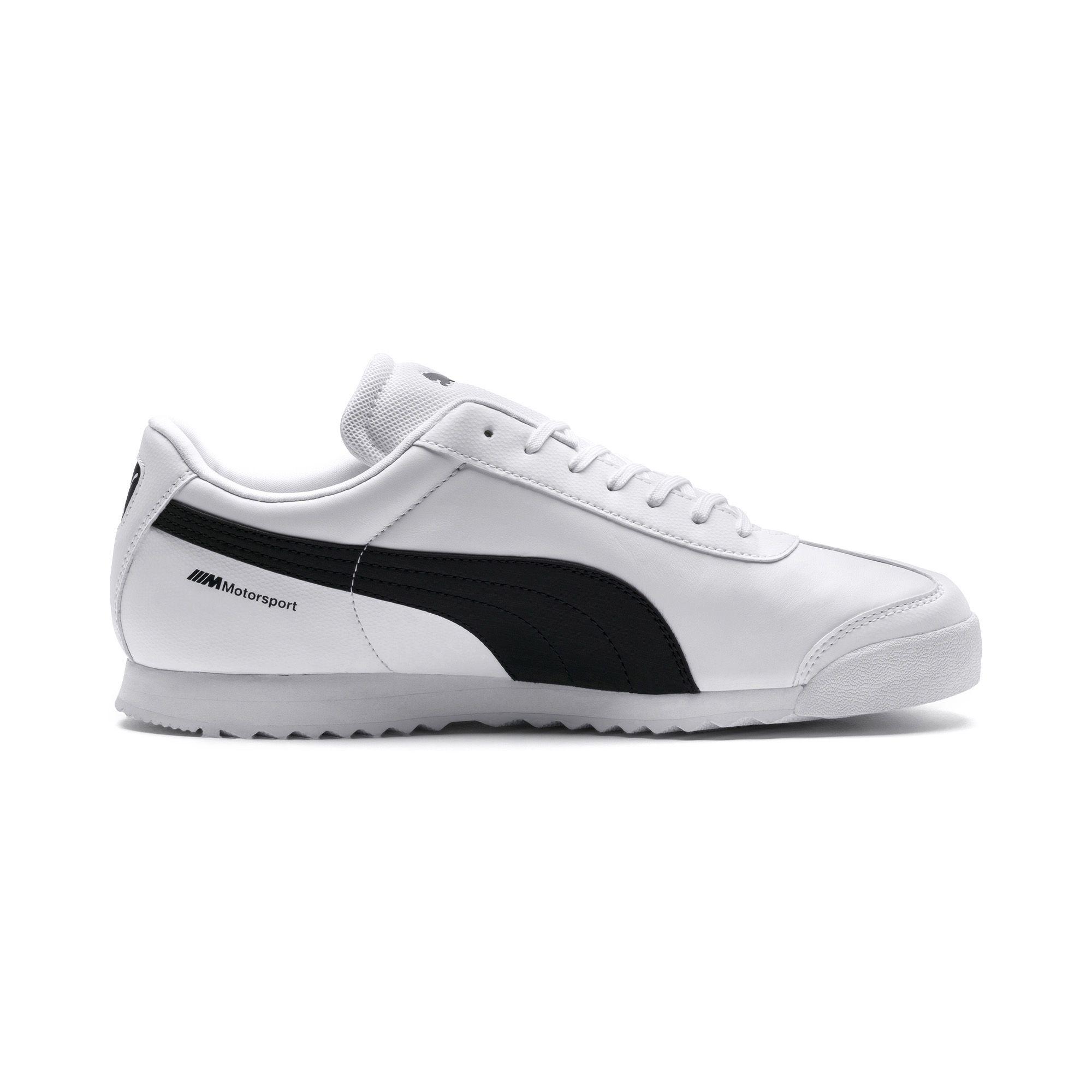 PUMA Leather Bmw Roma Sneaker in White for Men - Lyst