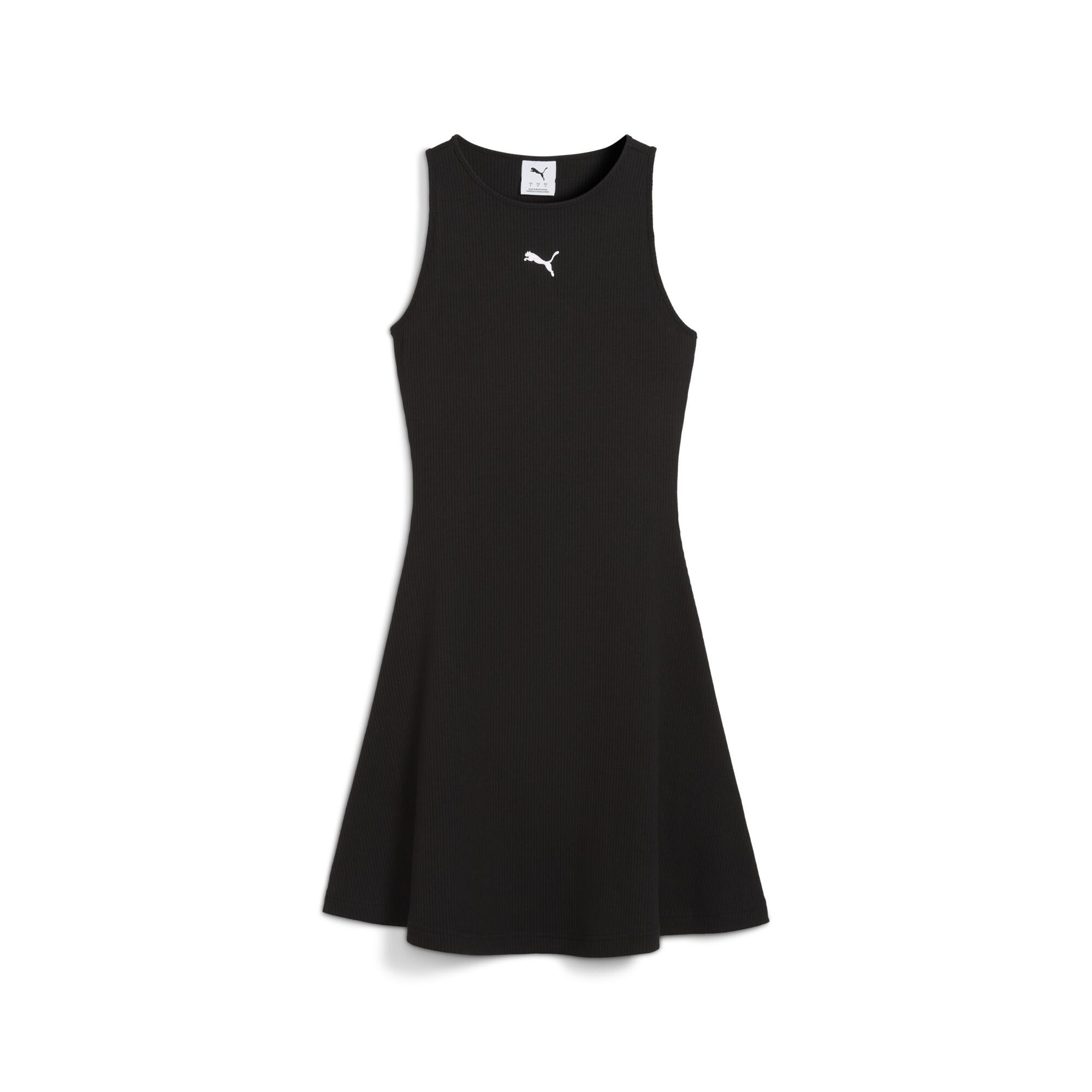 PUMA CLASSICS Ribbed Sleeveless Dress ミニワンピース・ドレス Women's Puma Classics Ribbed Sleeveless Dress 