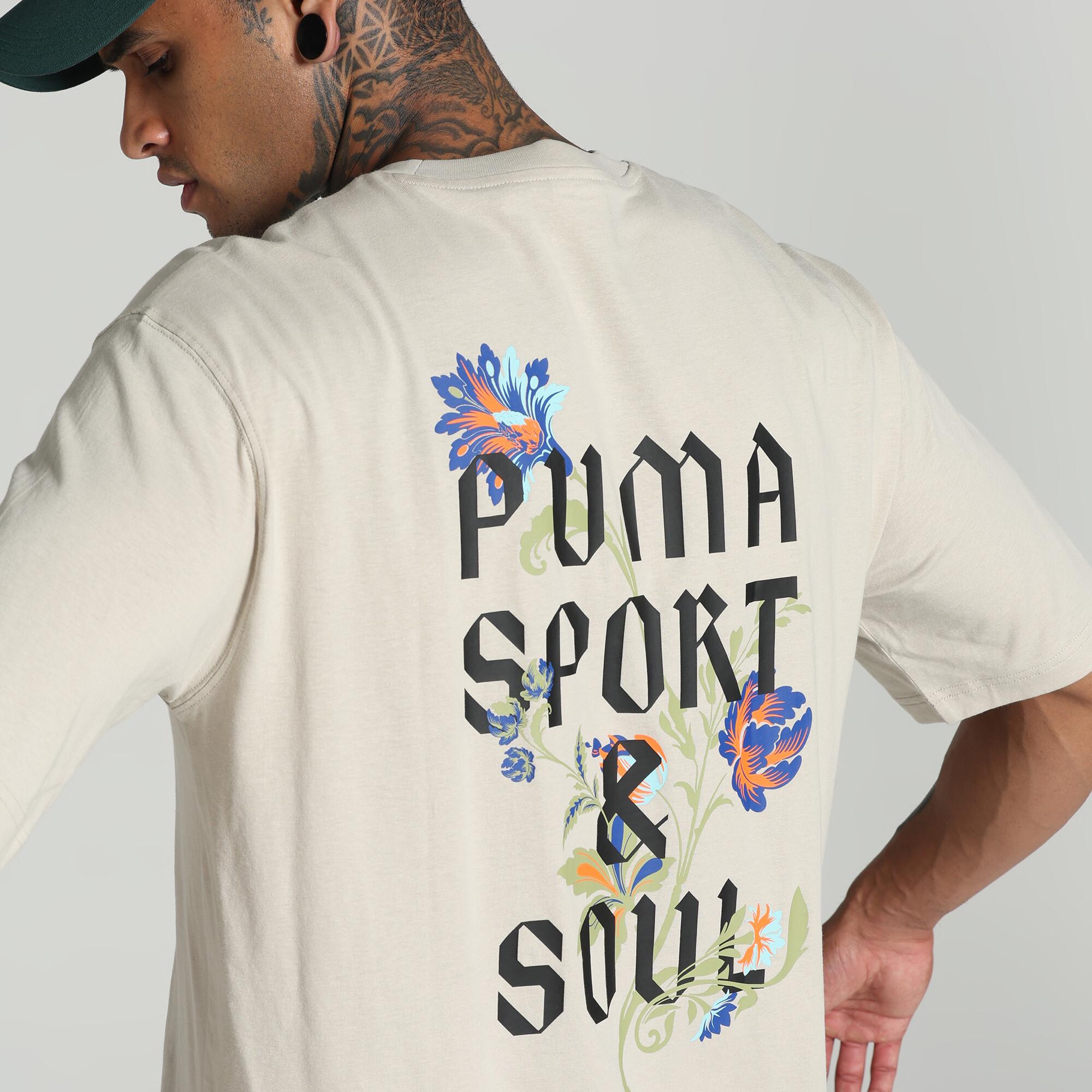 ★PUMA★ フローラル スポーツ メンズ ボックス Tシャツ PUMA公式】メンズ フローラル ショート グラフィック ボクシー