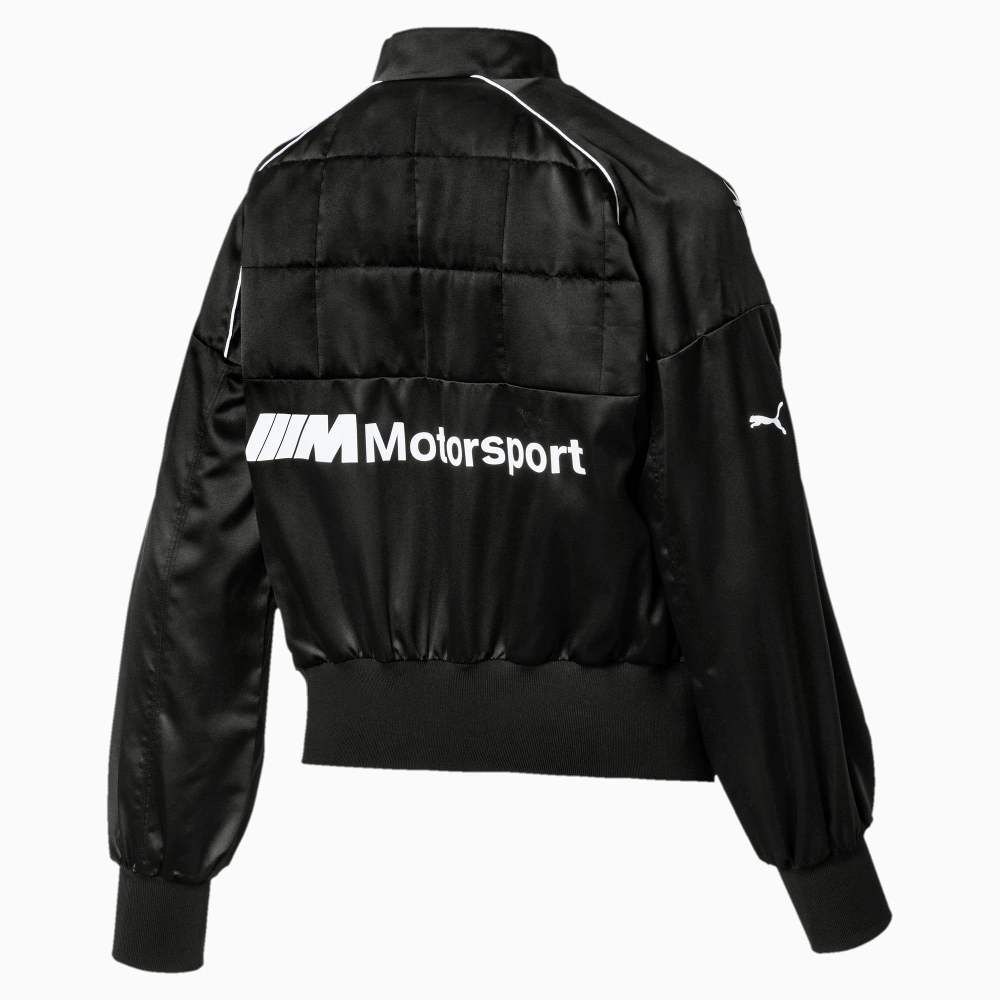 Puma Satin Bmw M Motorsport Street Women S Jacket In Black Lyst | My ...