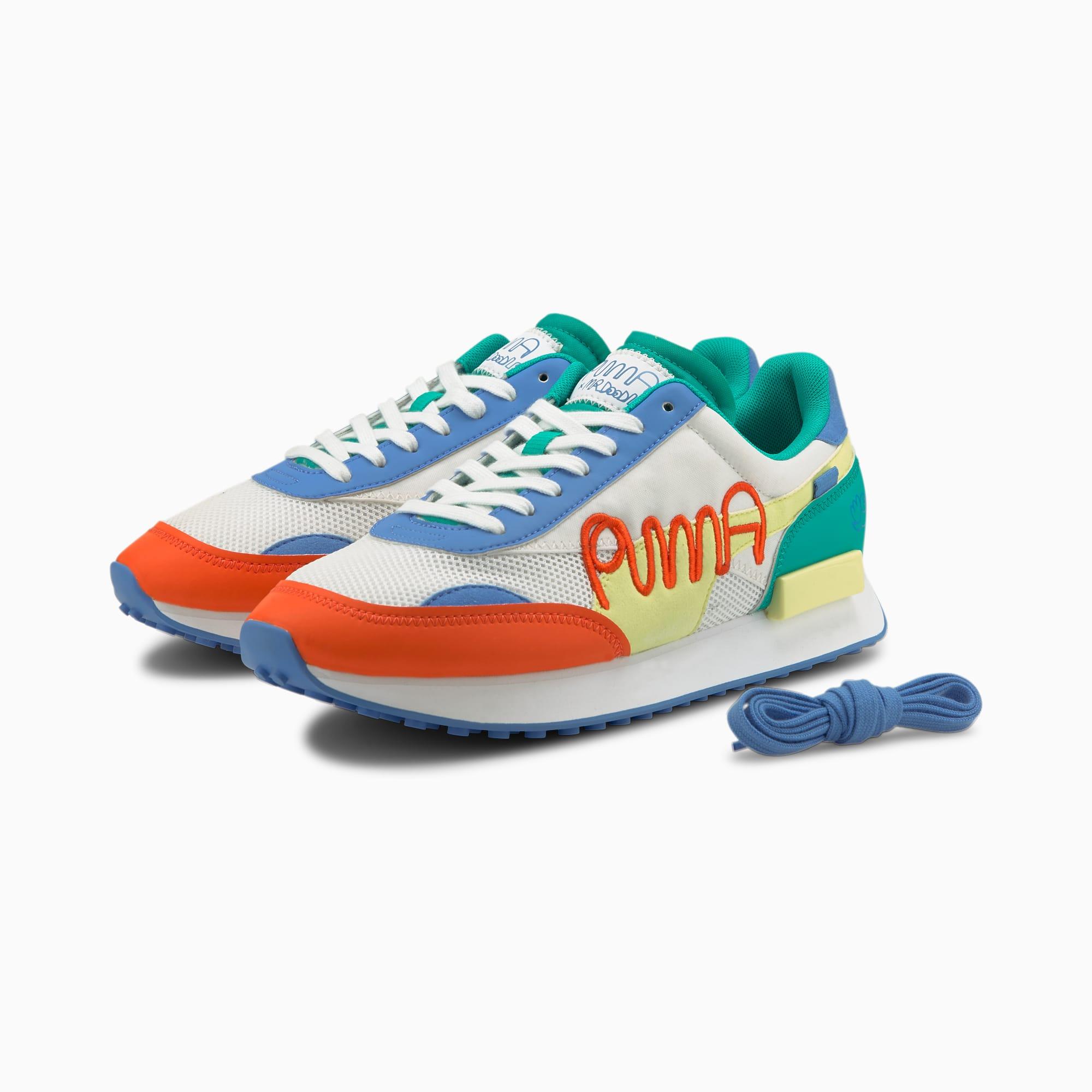 PUMA X Mr Doodle Future Rider Sneakers 