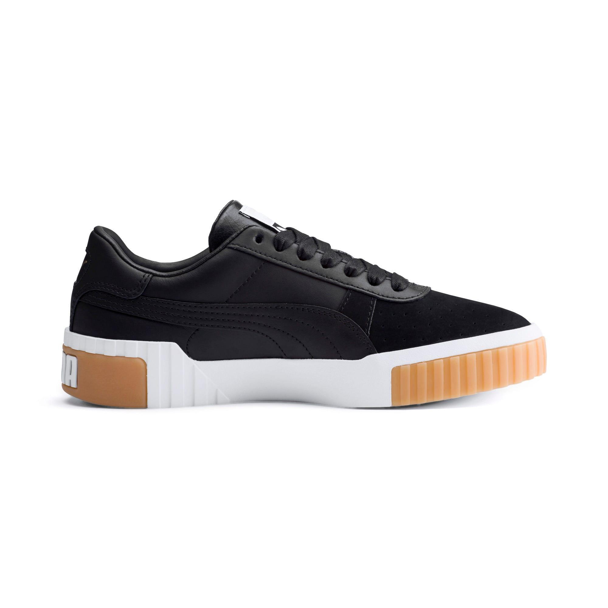 PUMA Leather Cali Exotic Women's Sneakers in Black - Lyst