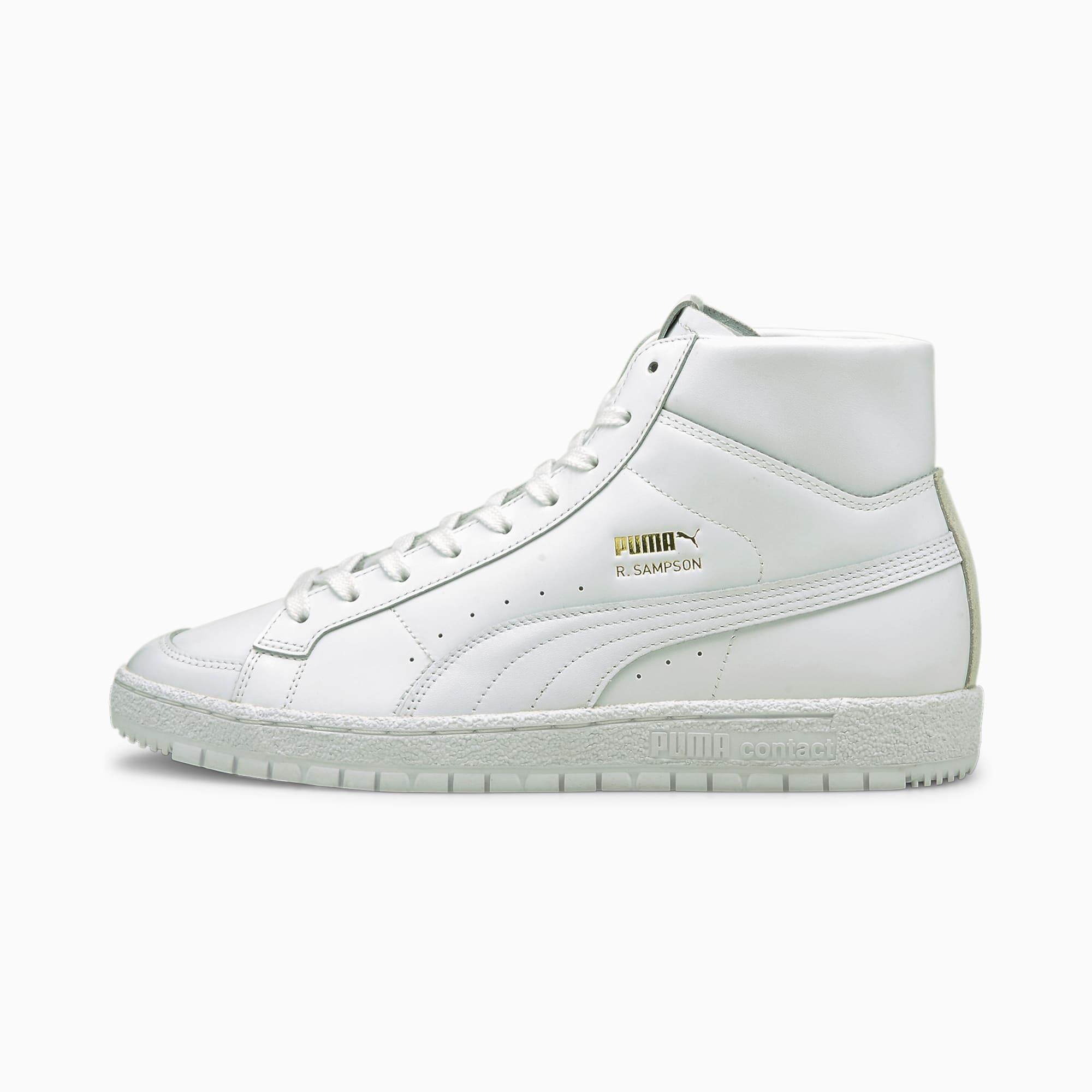 PUMA Bont Ralph Sampson 70 Mid Suit Sneakers in het Wit - Lyst