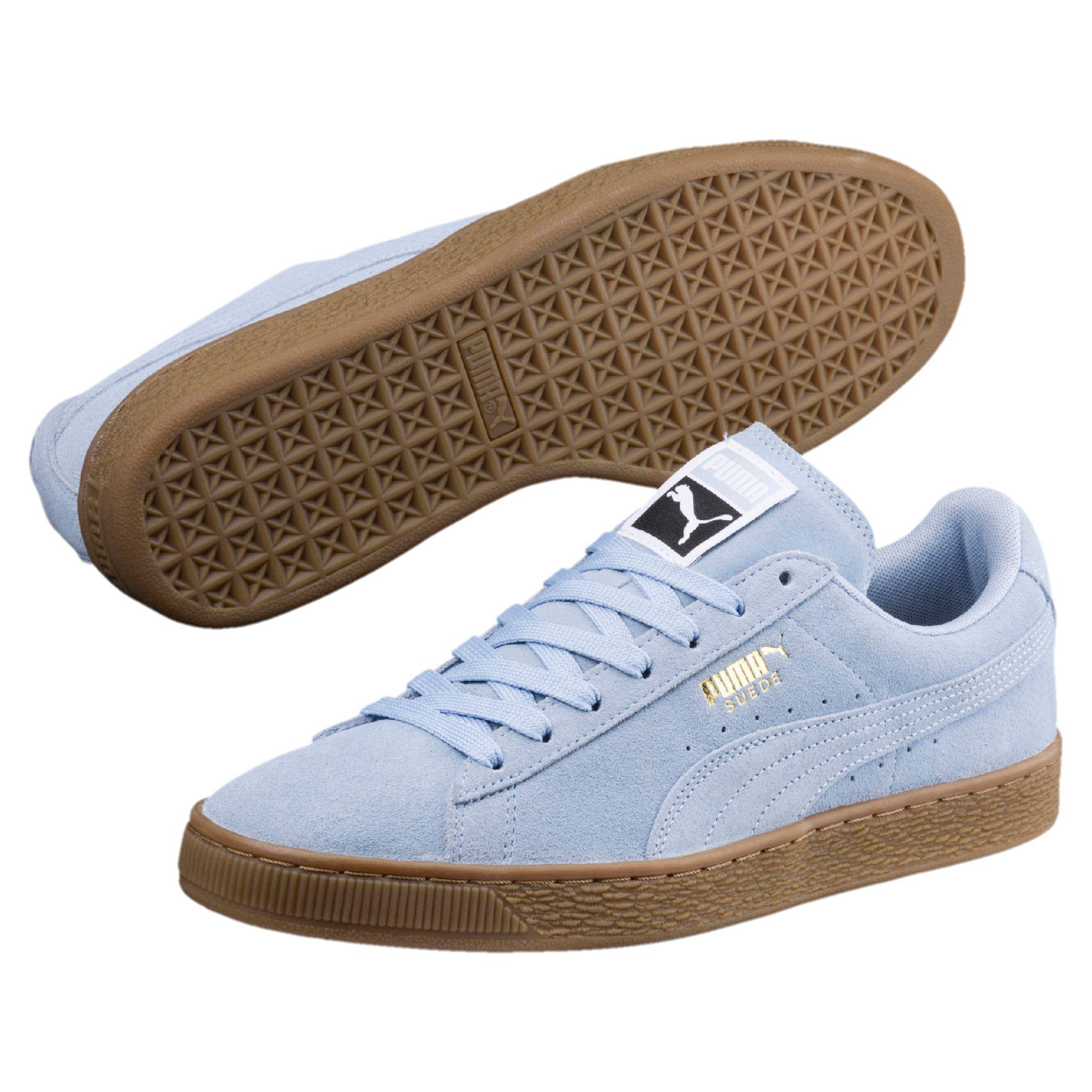 PUMA Suede Classic Gum Sneakers in Blue for Men | Lyst