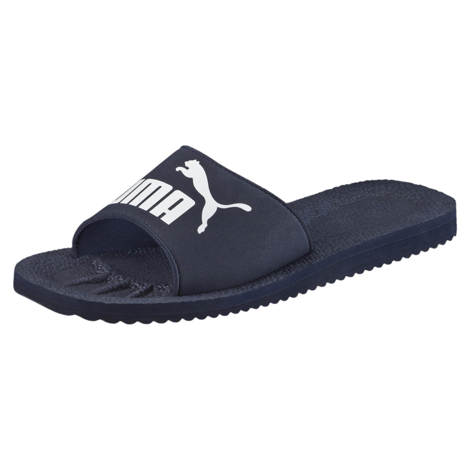 puma leather slides