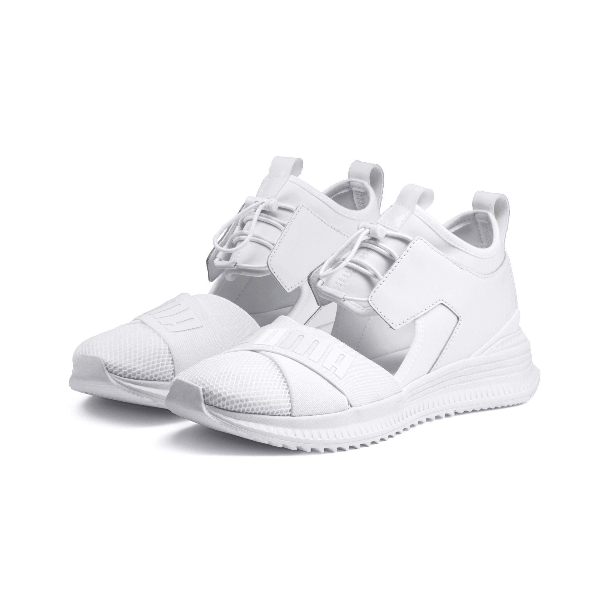 puma fenty all white