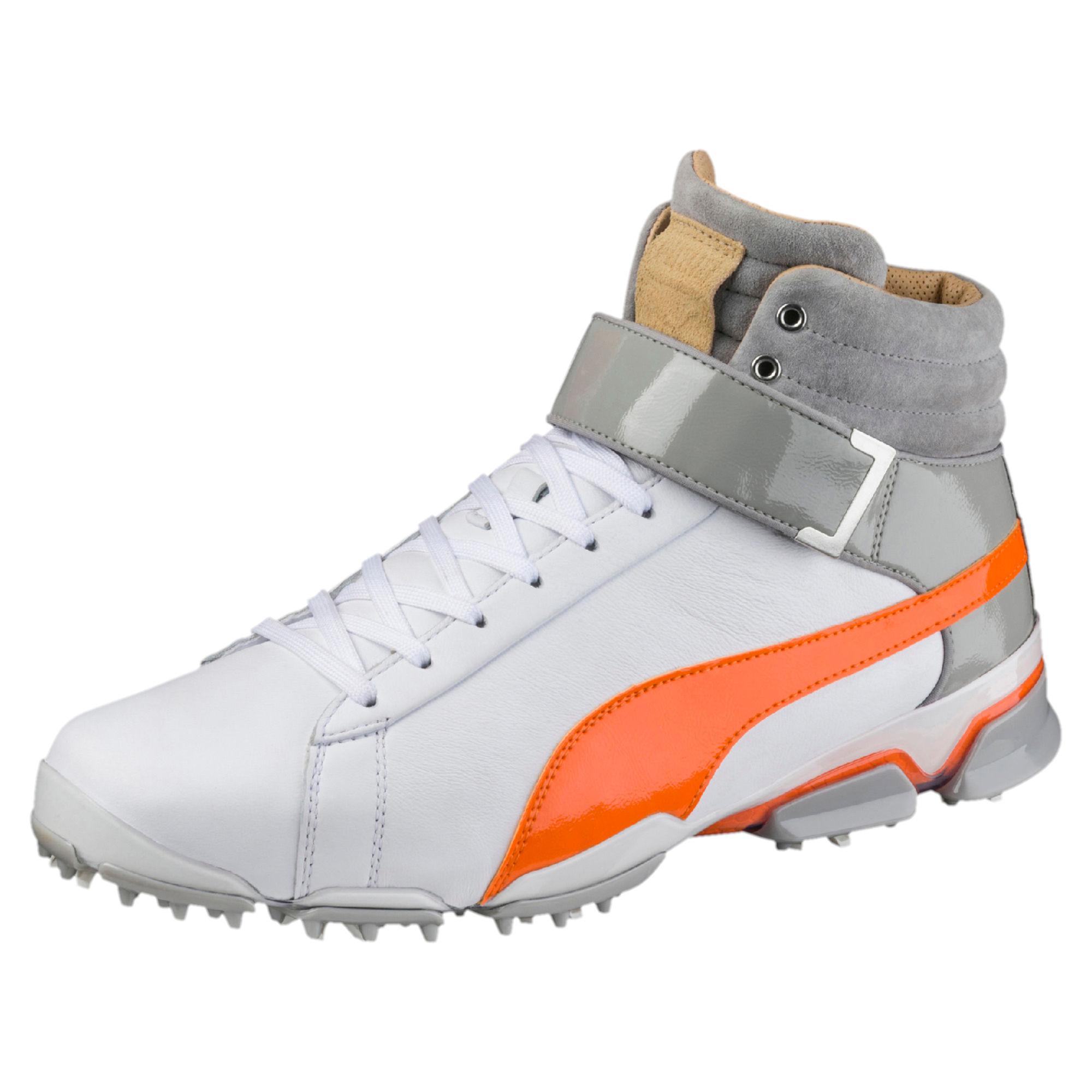 PUMA Leather Titantour Ignite High-top Men's Golf Shoes in White for Men -  Lyst