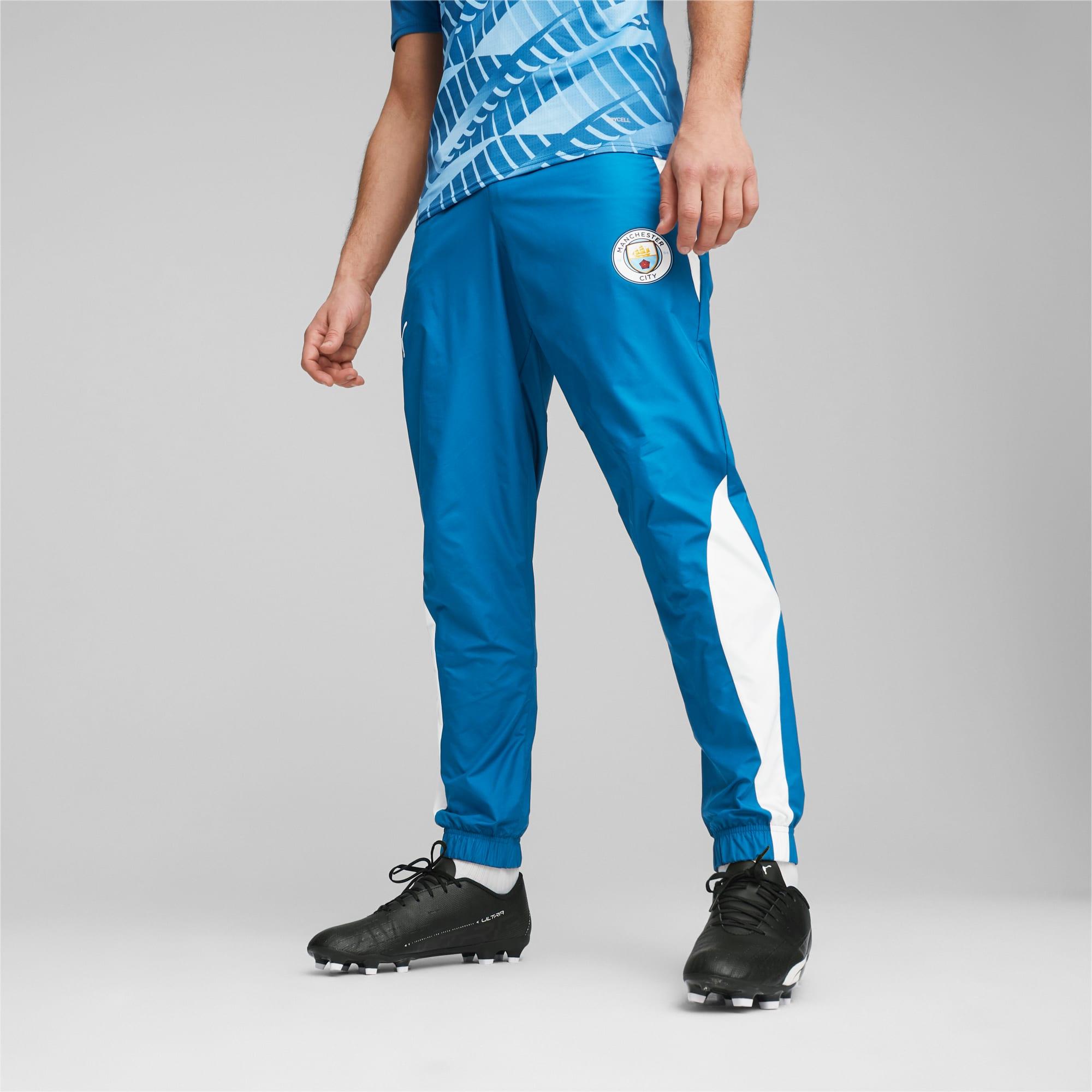 Pantalones Manchester City F.c. Prepartido PUMA de hombre de color Azul |  Lyst