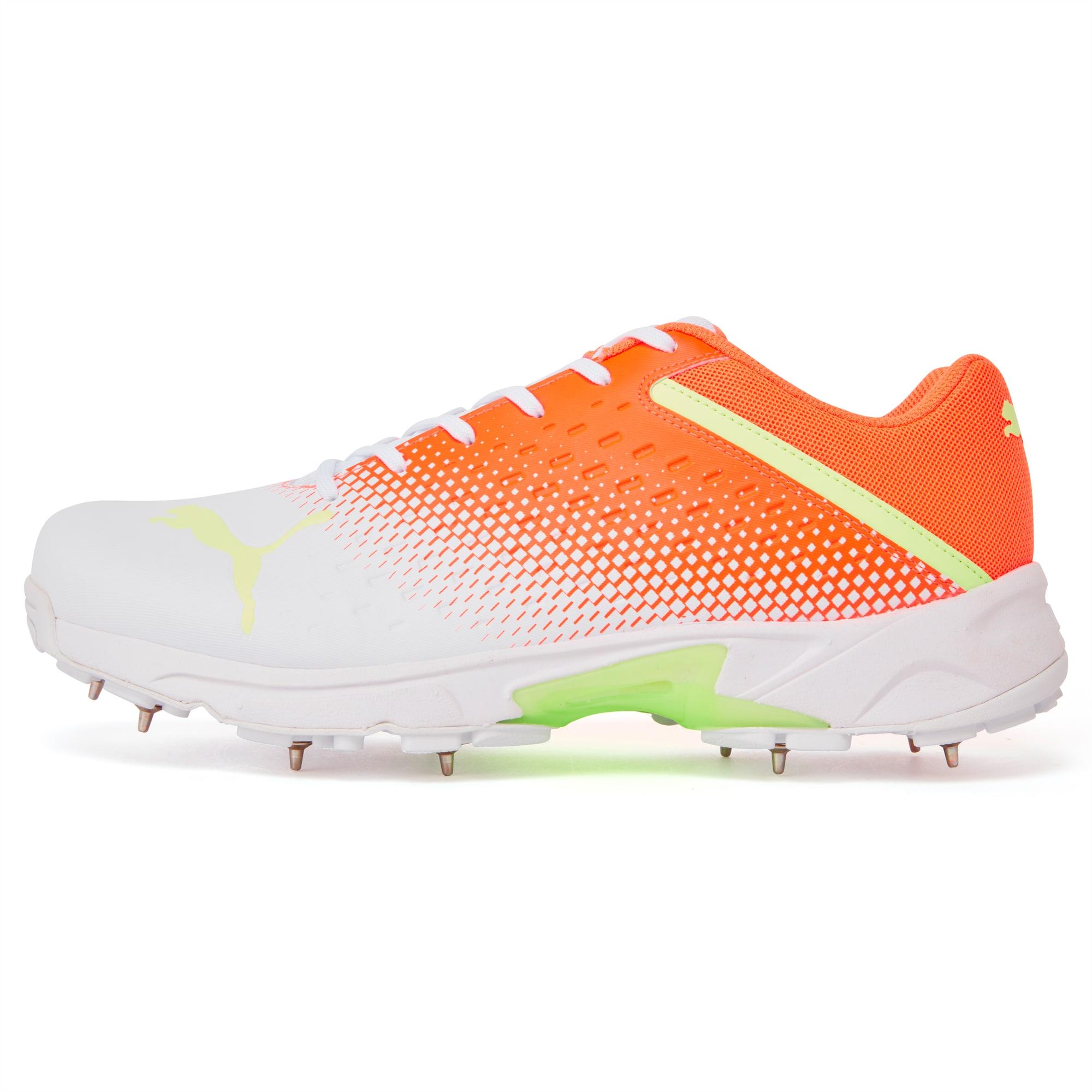 White Orange Strike Rubber Sole Shoes HITMAX White & Orange Strike