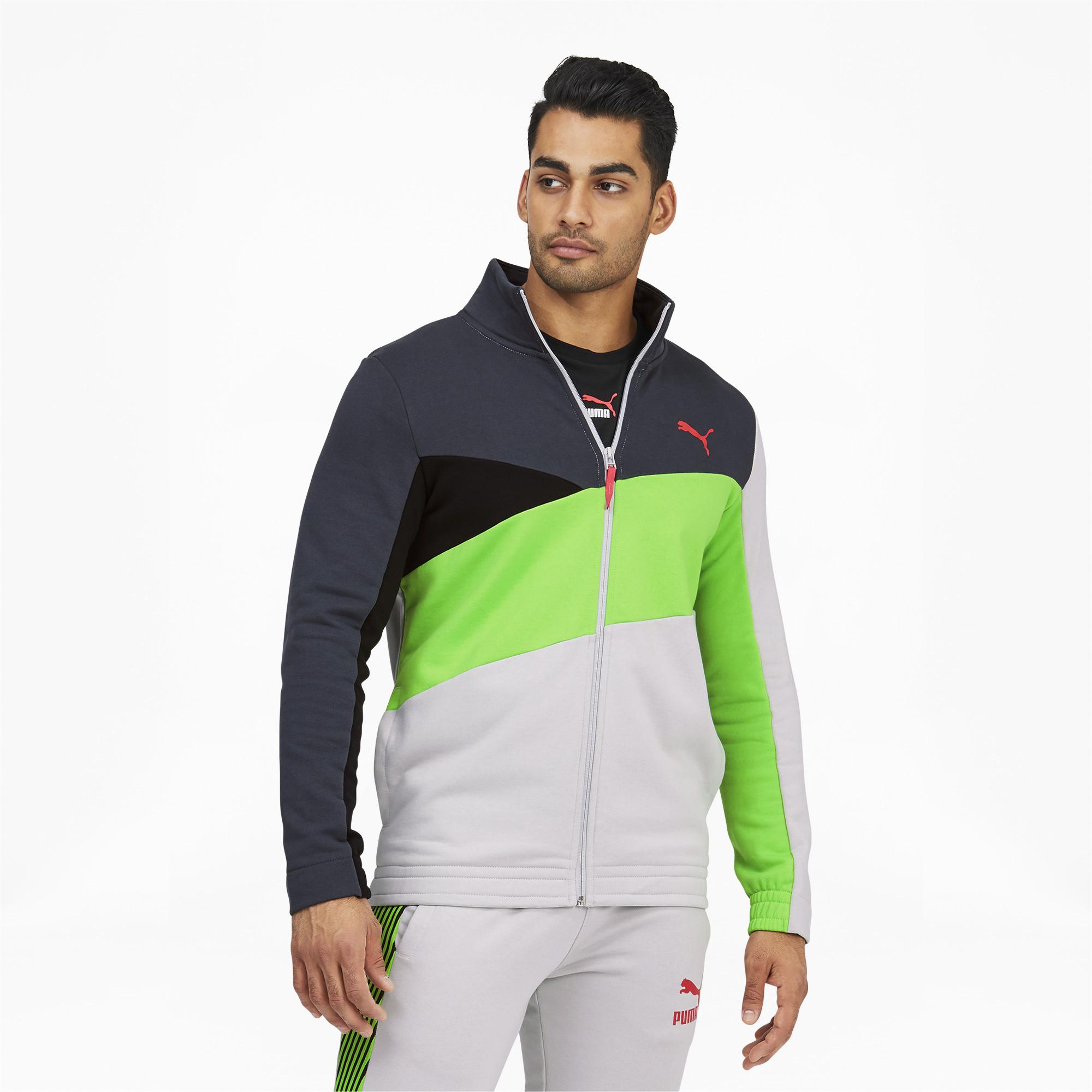 PUMA Dazed Intl Track Top Jacket in Gray Violet (Green) for Men - Lyst
