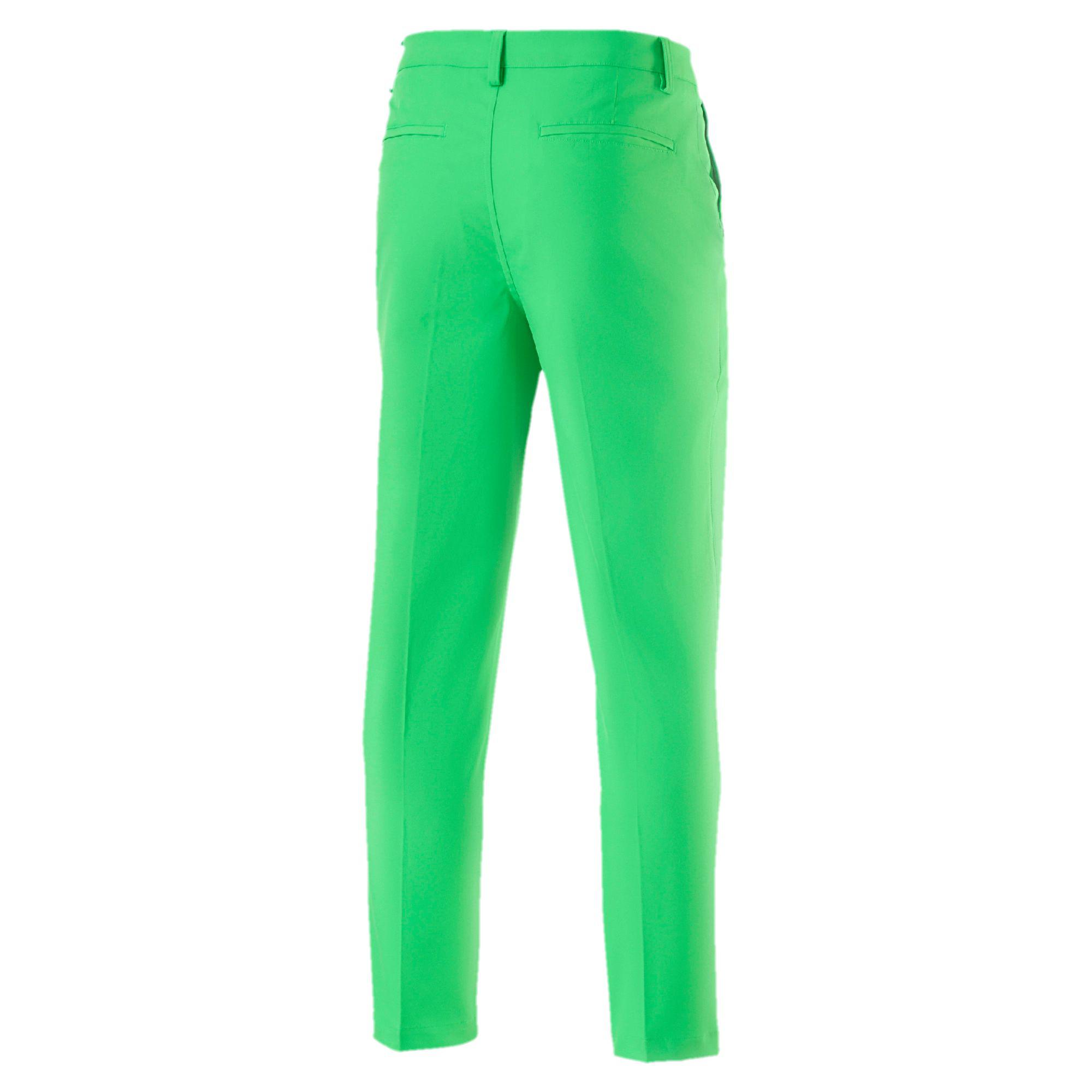 PUMA Synthetic Tailored Tech Golf Pants in Green for Men - Lyst