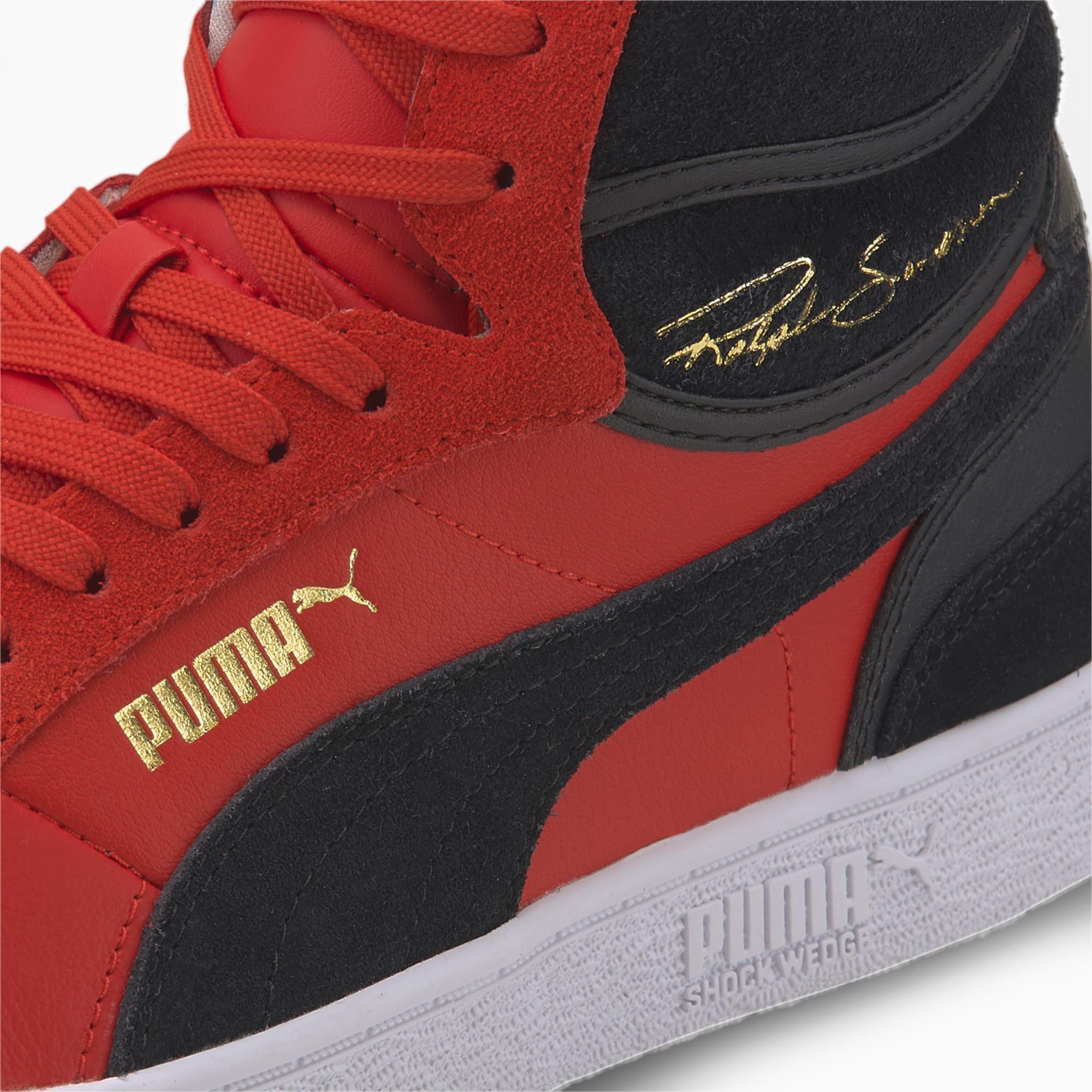 PUMA Leather Ralph Sampson Mid Chicago Sneakers in Red for Men | Lyst