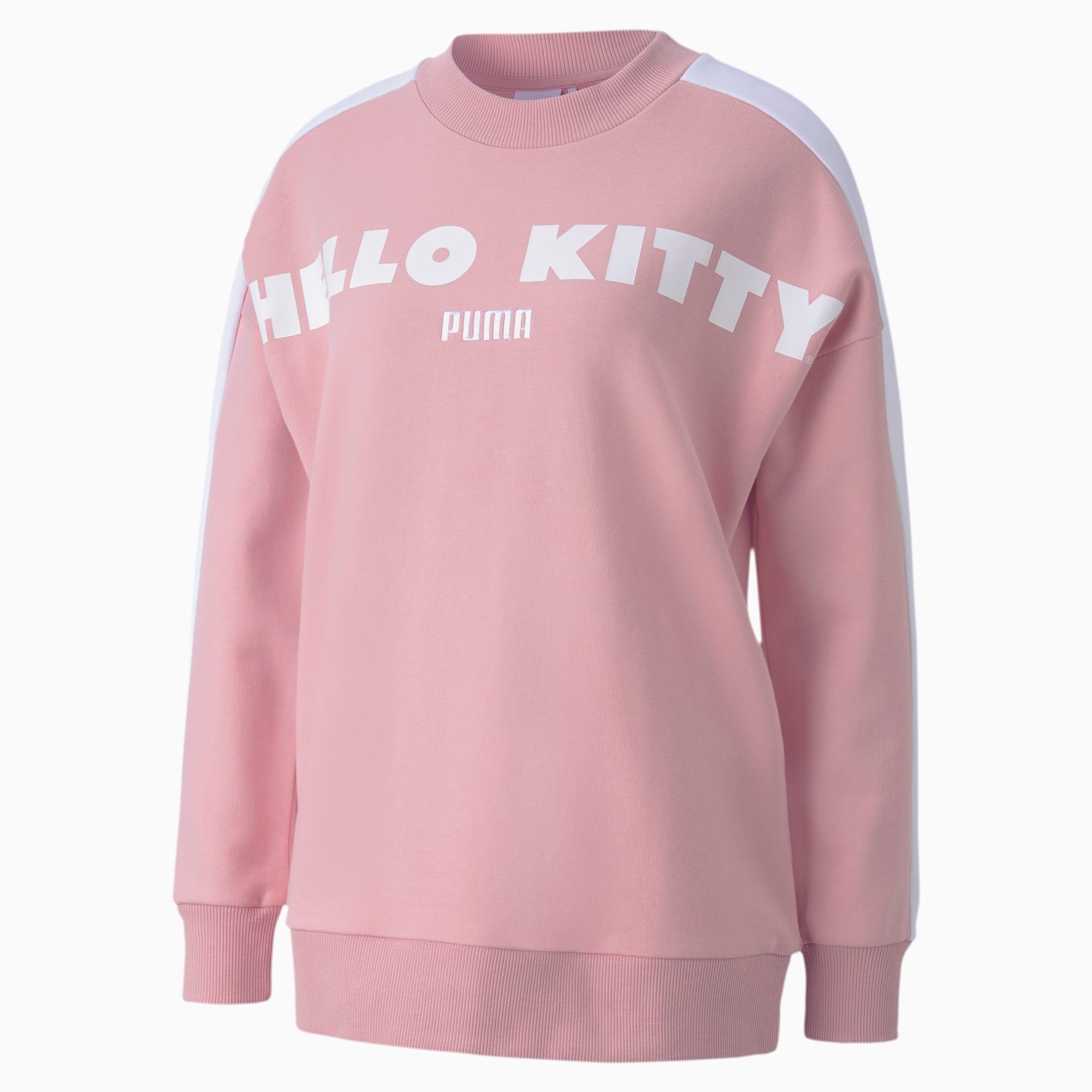 PUMA X Hello Kitty Women's Crewneck Sweatshirt in Pink | Lyst