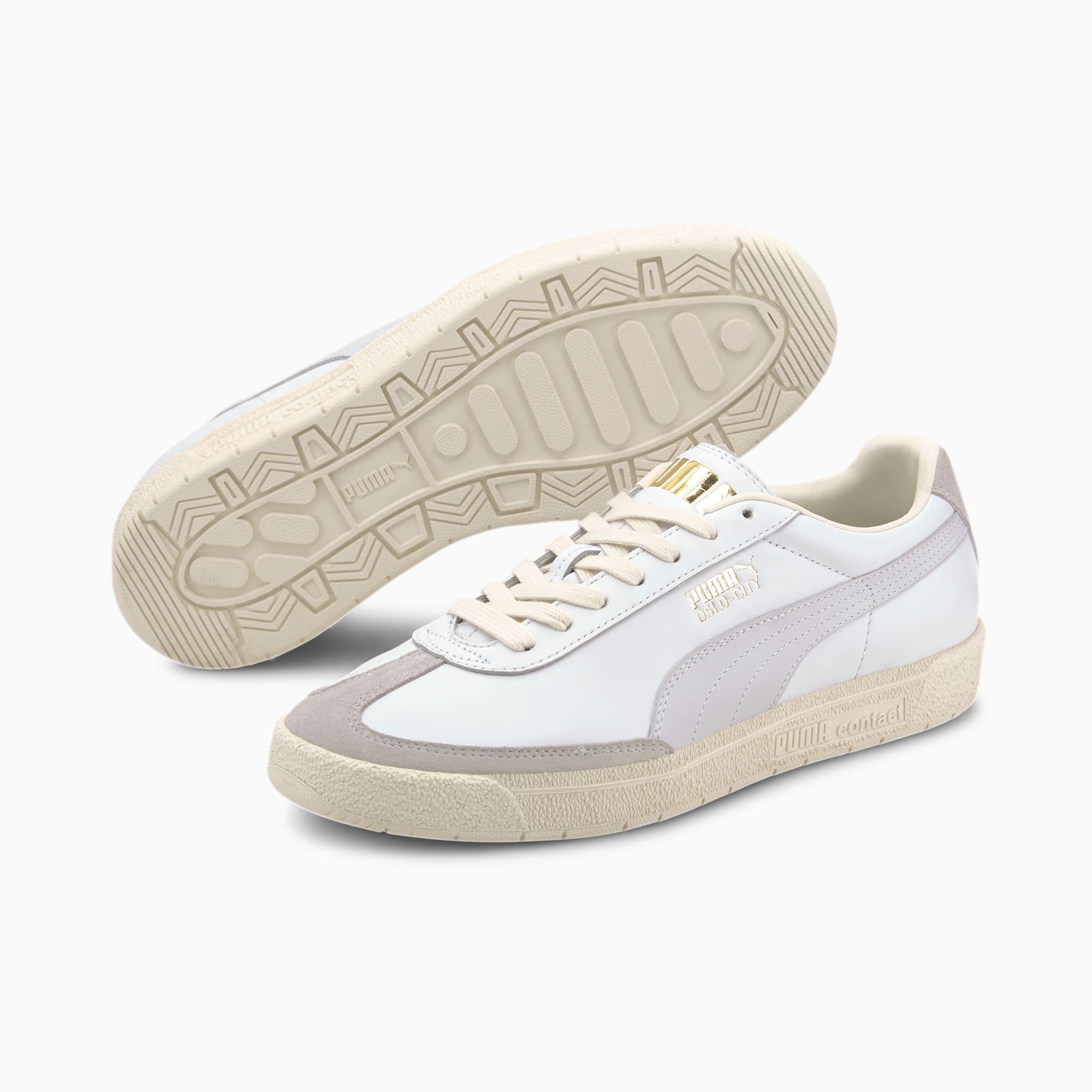 PUMA Oslo-city Luxe Sneakers in White for Men | Lyst