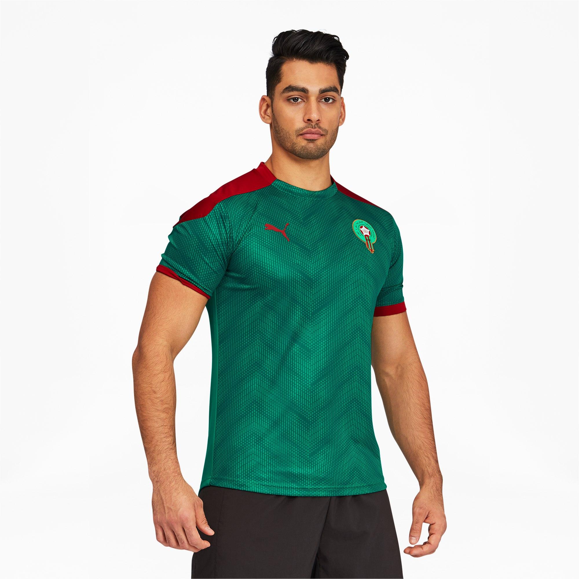 PUMA Synthetic Morocco Stadium Jersey in Green for Men | Lyst