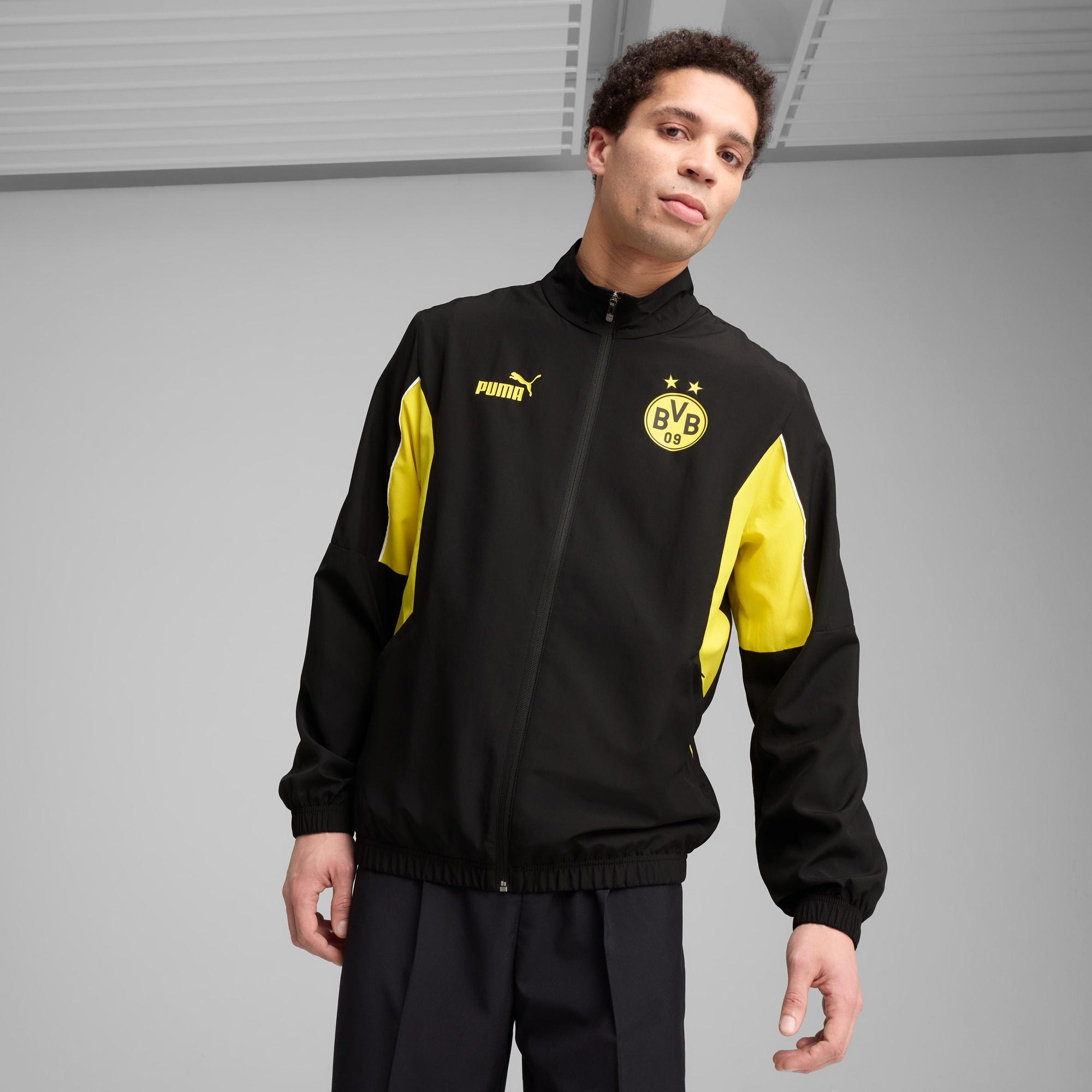 PUMA Borussia Dortmund Ftblarchive Jacket /Faster in Black for Men