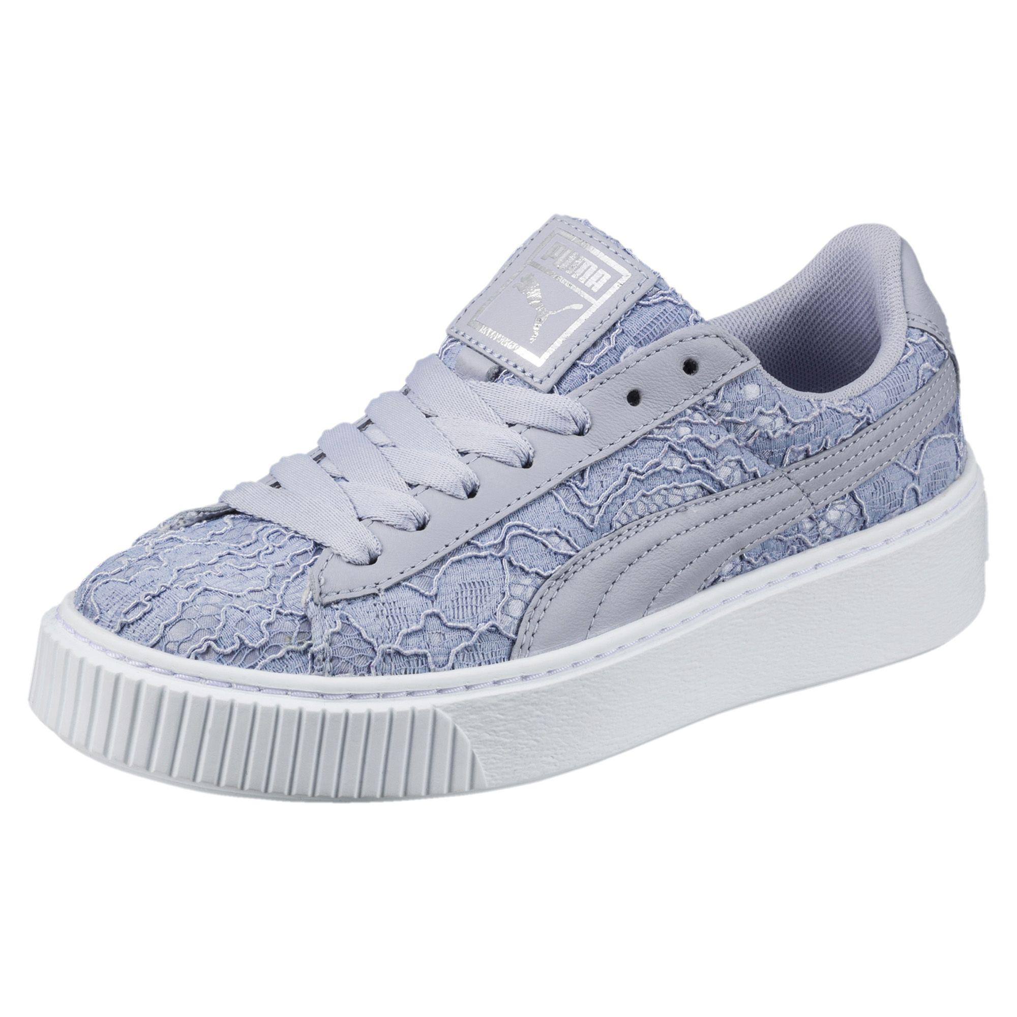 puma vikky platform light blue