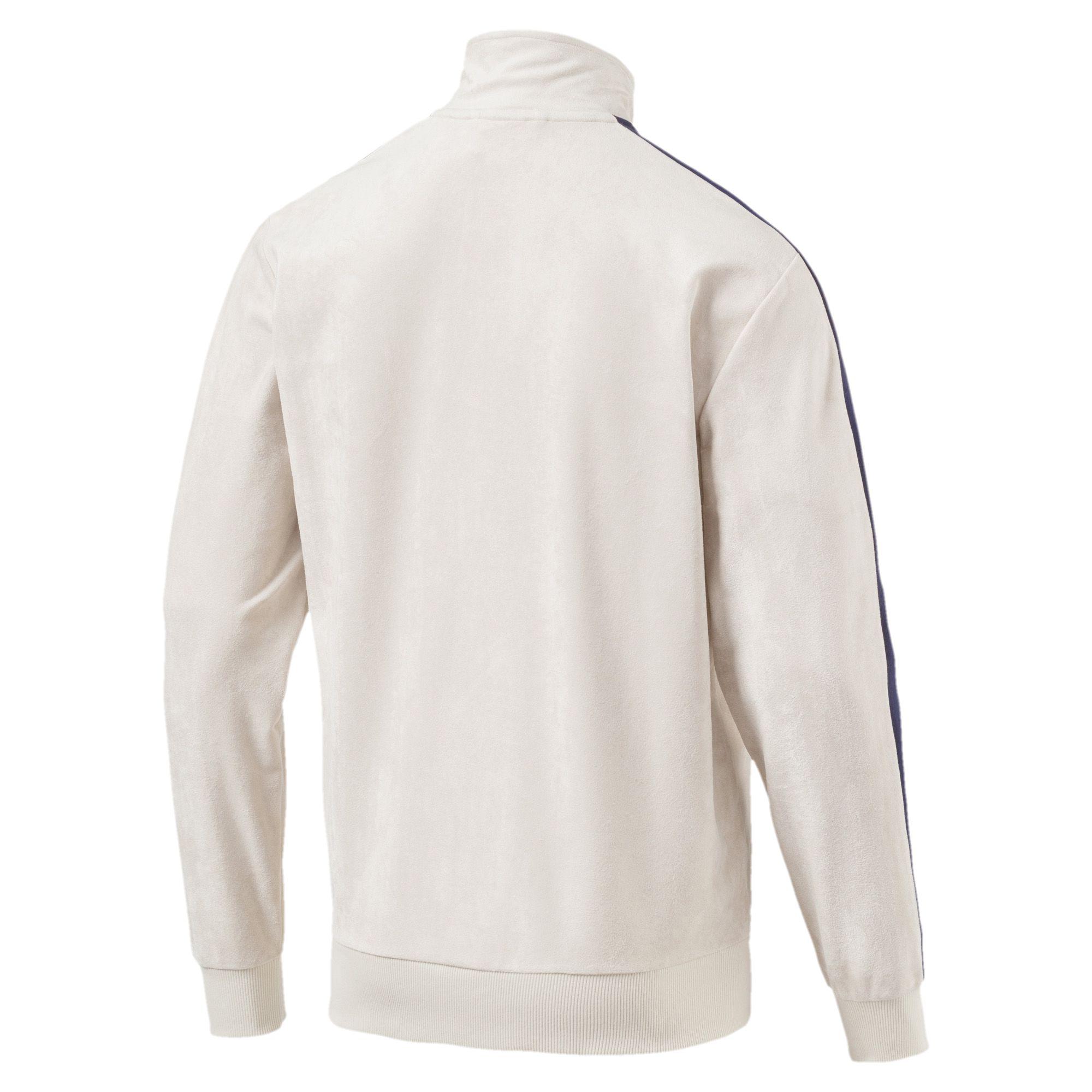 PUMA Men's T7 Track Jacket Suede in White for Men - Lyst