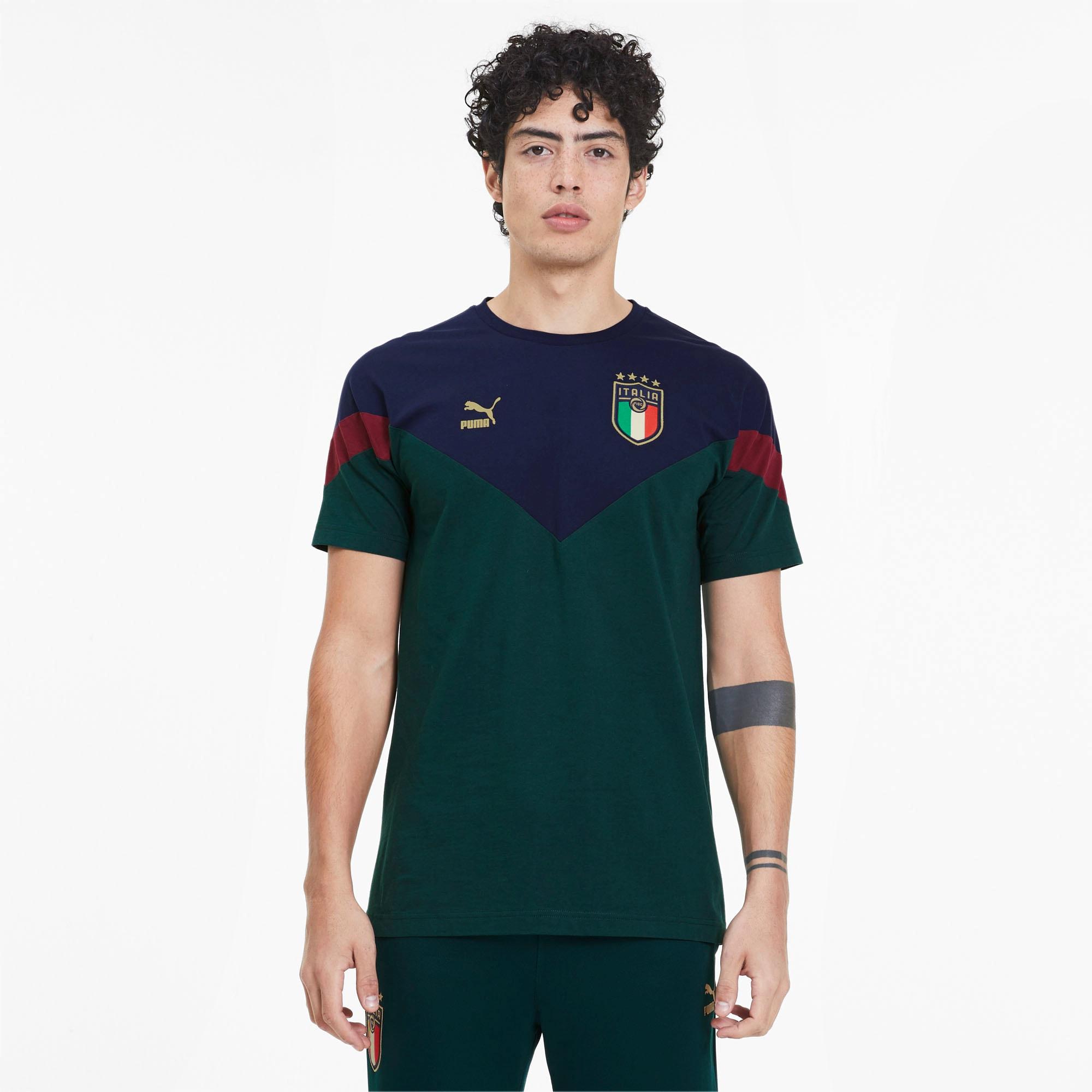 PUMA Cotton Figc Iconic Mcs Men's Tee in Green for Men - Lyst