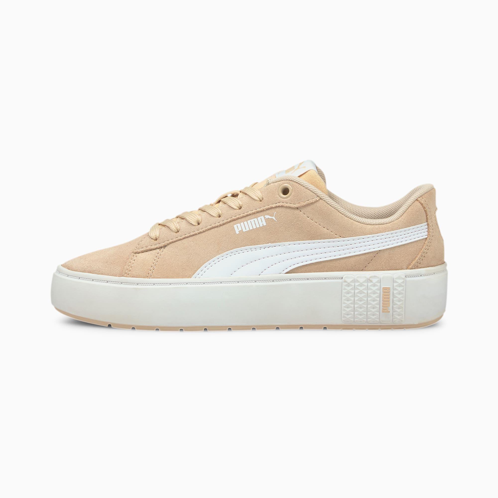 PUMA Smash Platform V2 Sd Sneakers Dames in het Wit - Lyst