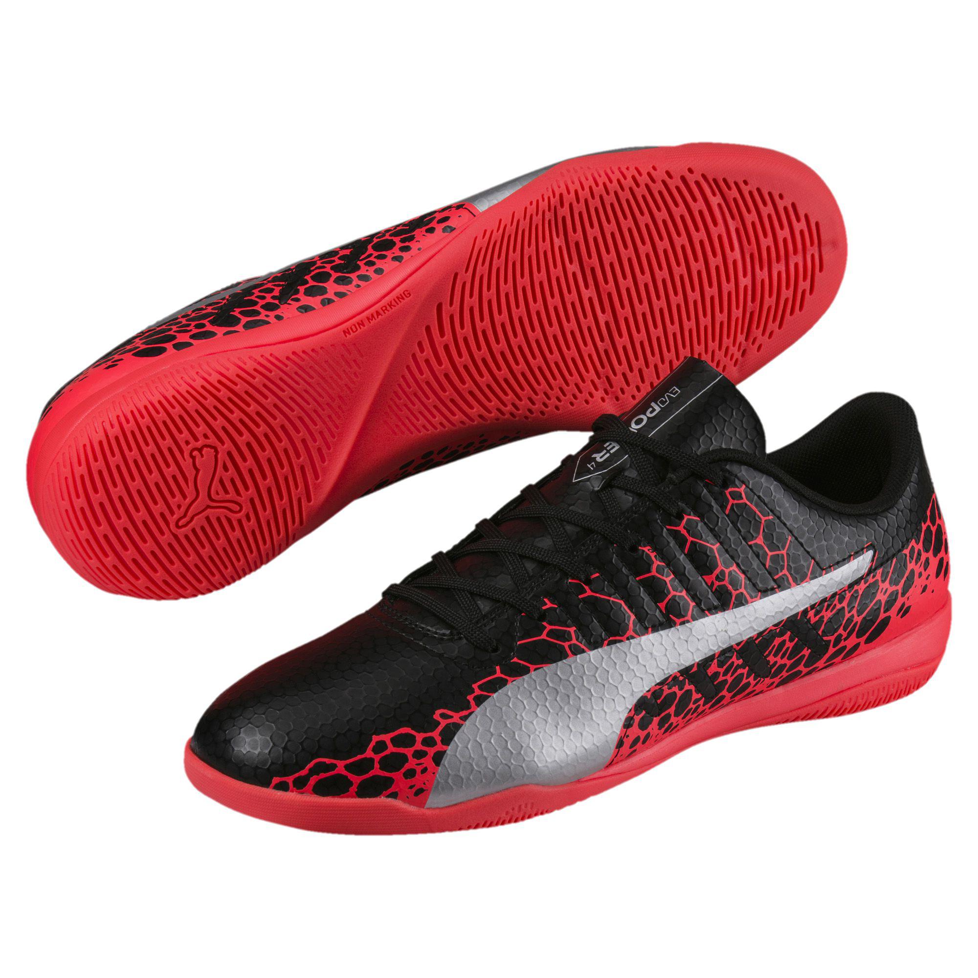 red puma indoor soccer shoes