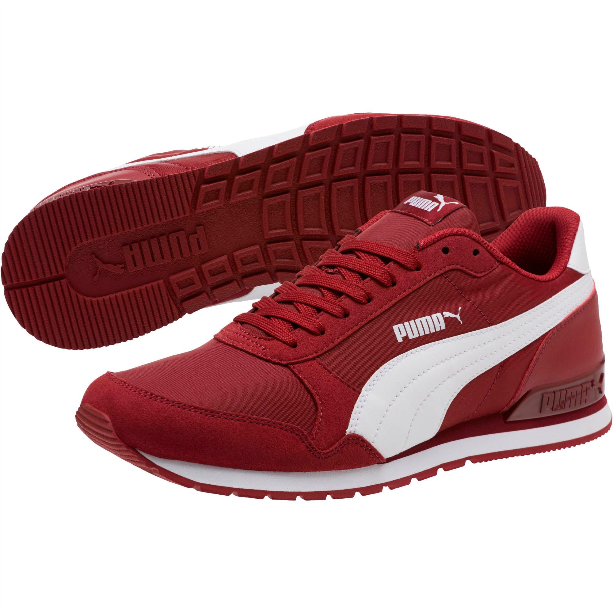 PUMA Synthetic St Runner V2 Sneaker in Red - Lyst