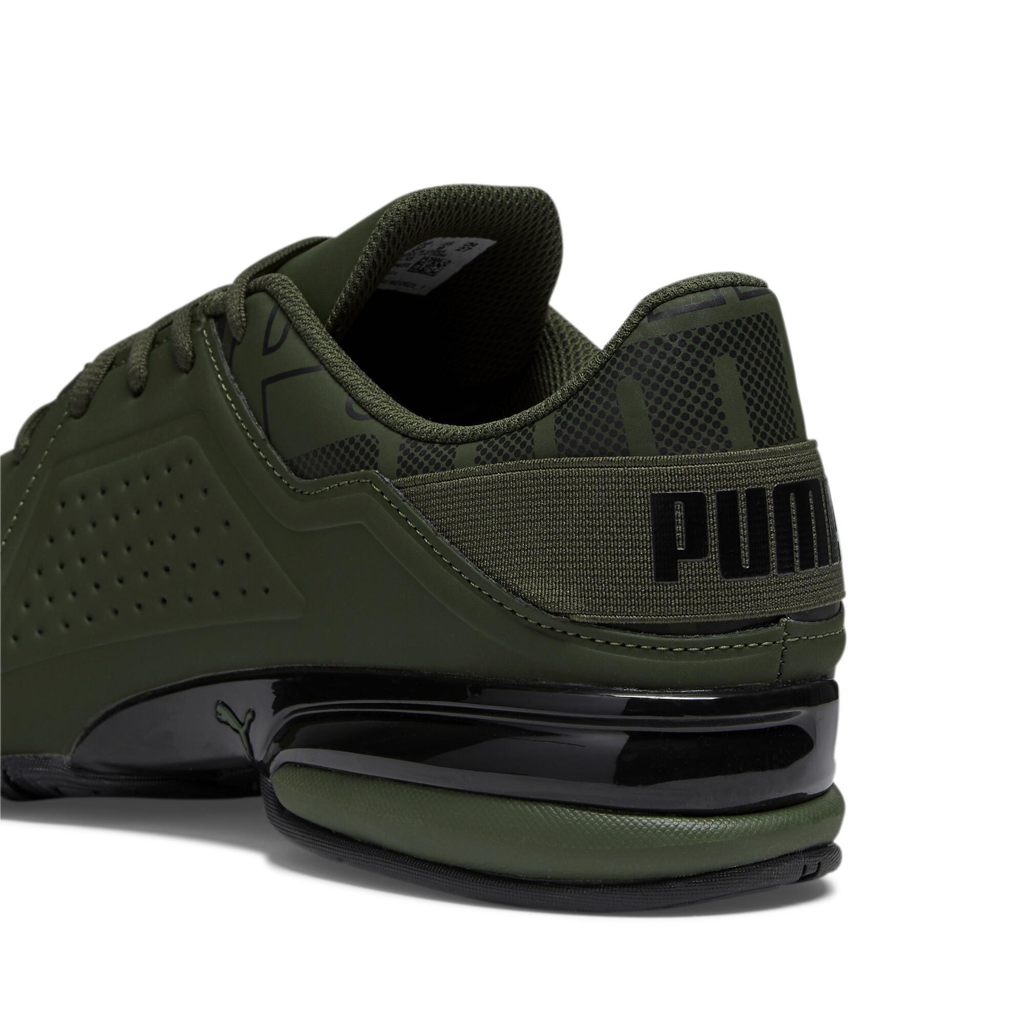 PUMA Viz Runner Repeat Wide Running Shoes in Green for Men | Lyst
