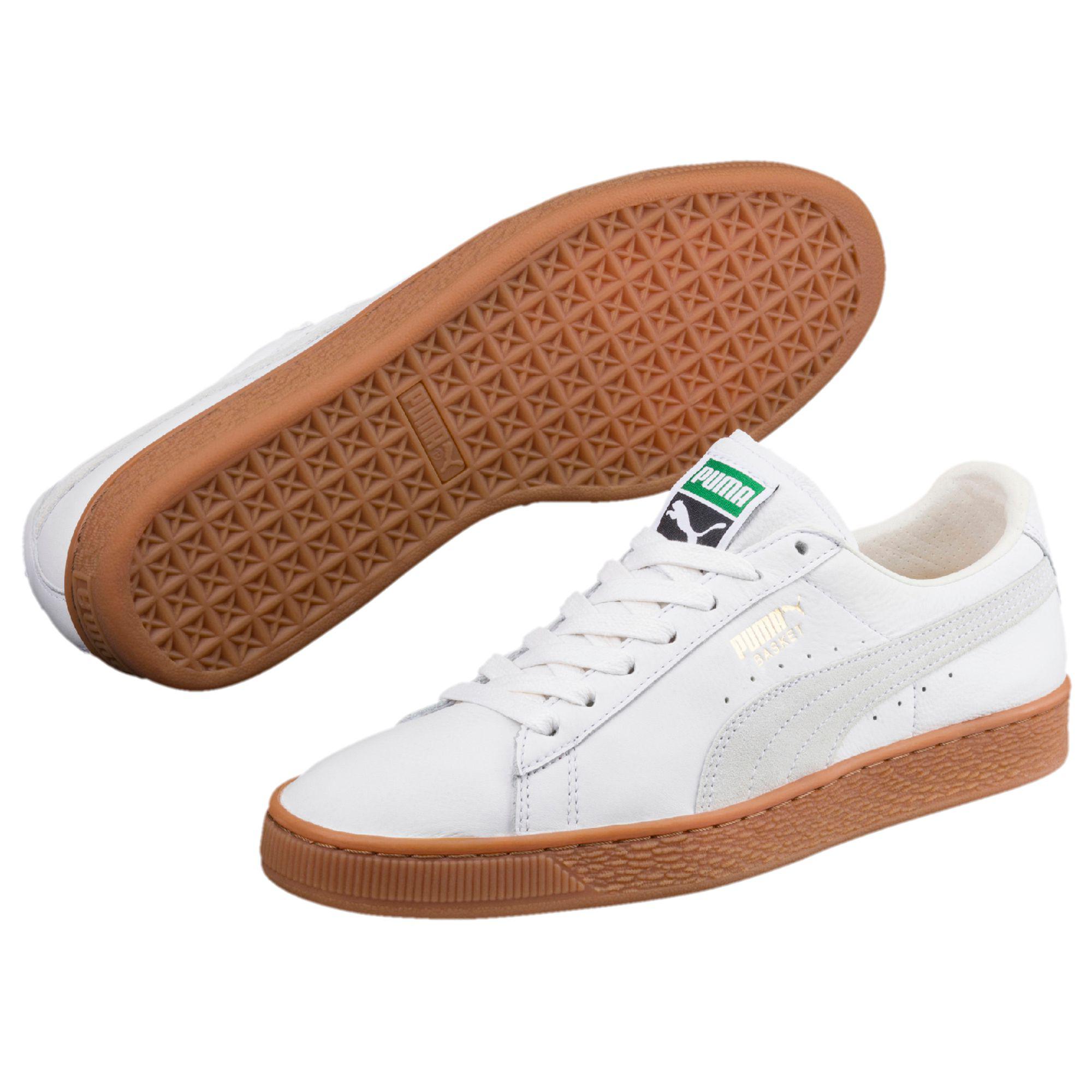 puma basket classic gum deluxe sneakers puma basket classic gum deluxe sneakers