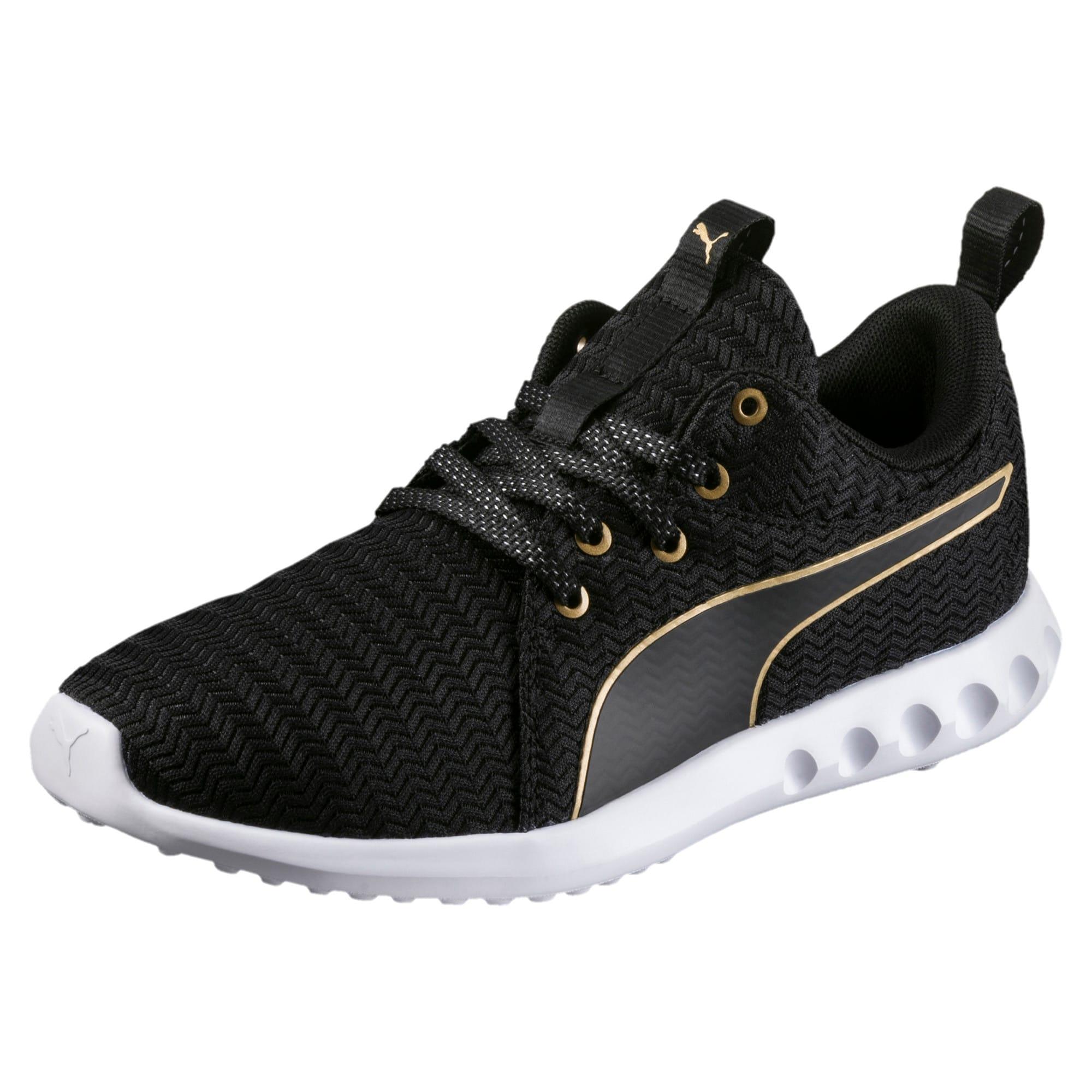 PUMA Carson 2 Metallic Women�s Running Shoes in Black Lyst PUMA Carson 2 Metallic Women�s Running Shoes in Black Lyst