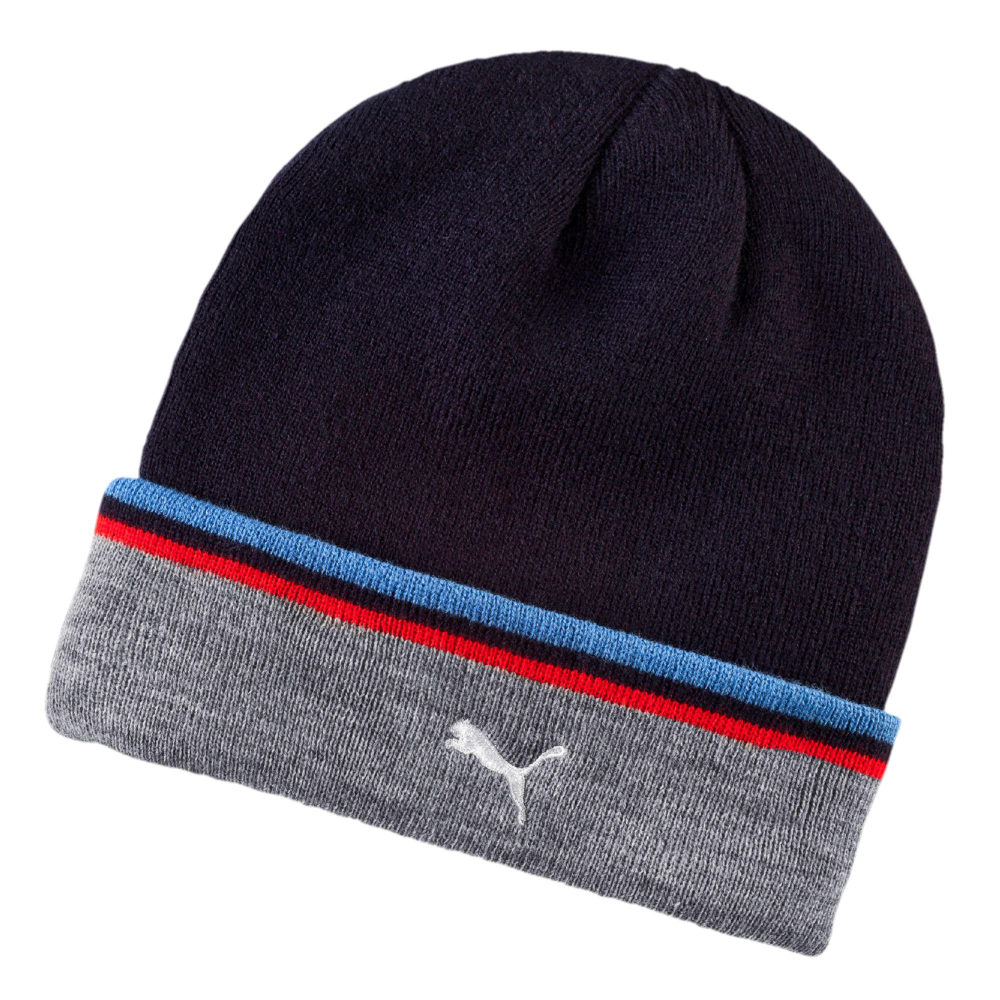 PUMA Synthetic Bmw Apex Knit Beanie in Blue for Men | Lyst