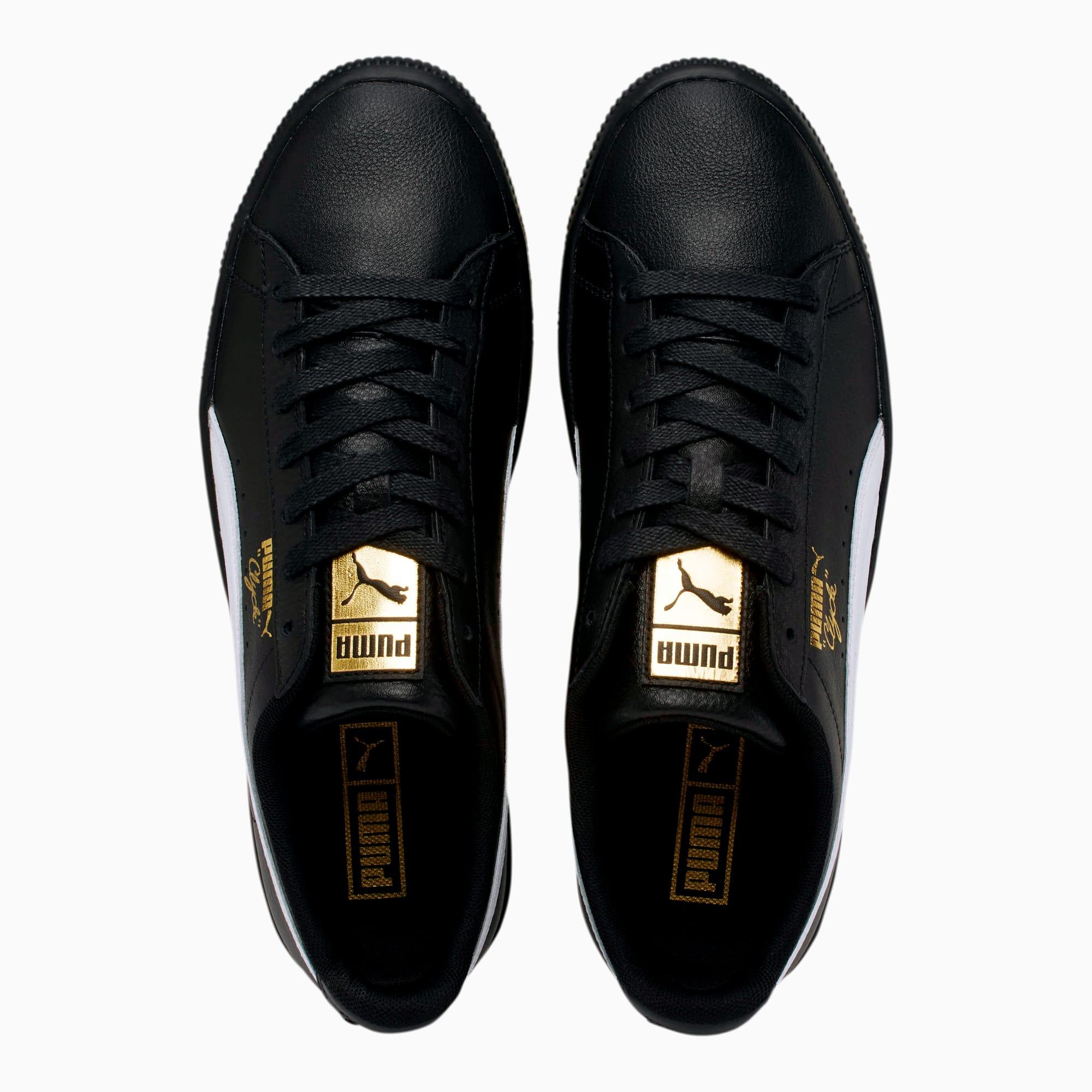 puma clyde mid core foil black