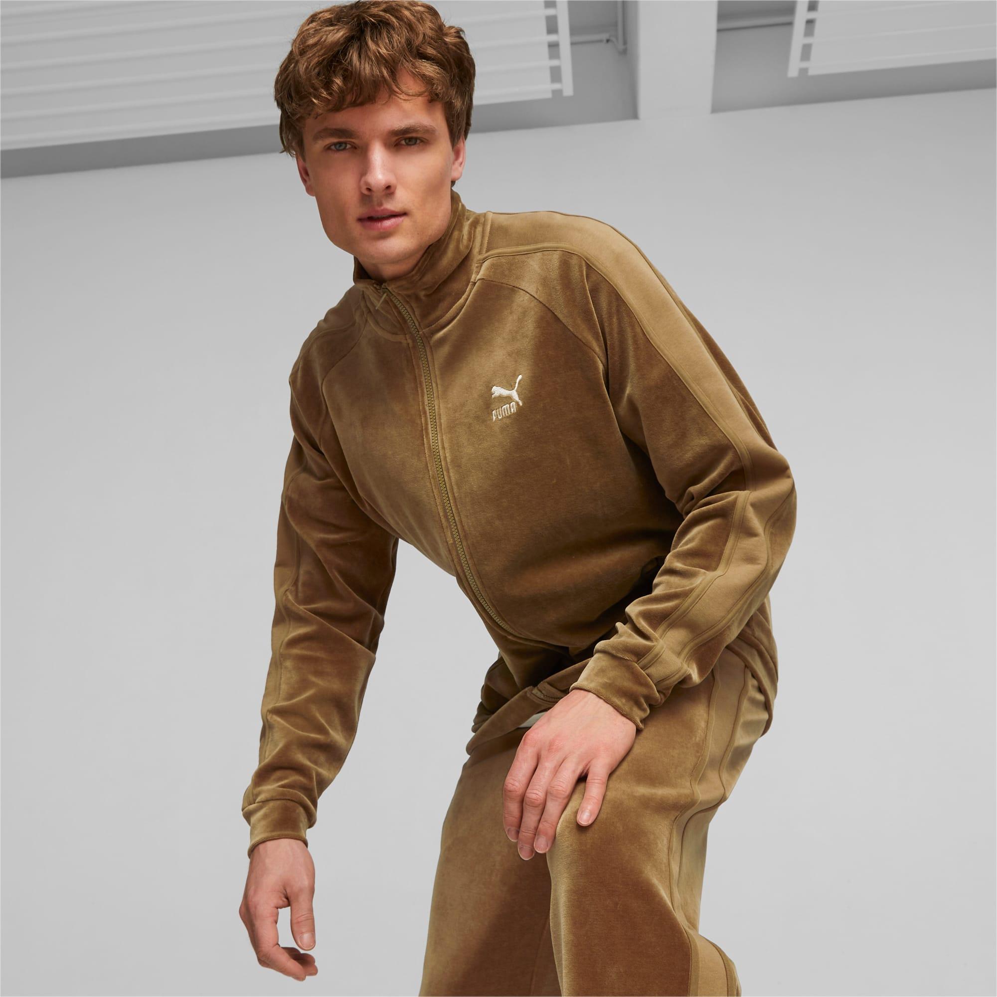 Puma men's sales velour t7 jacket
