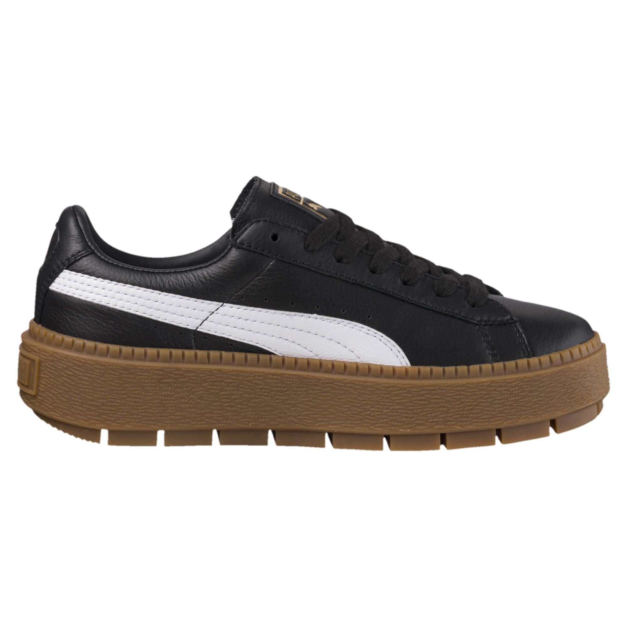 women platform pumas