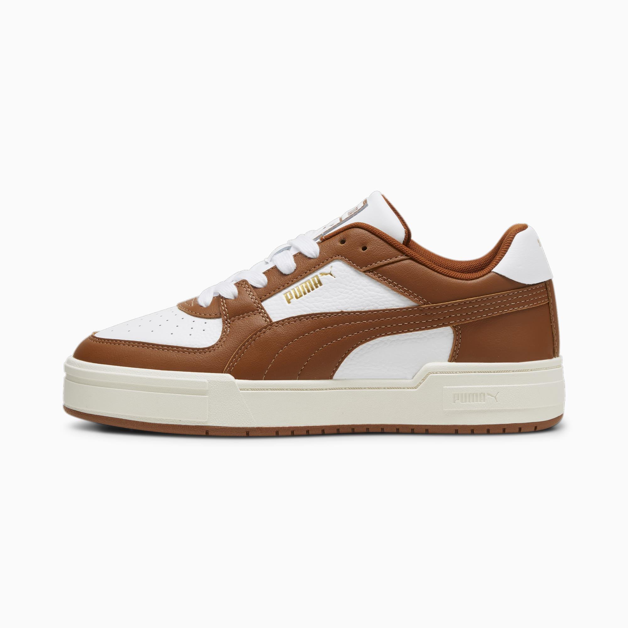 Brown and white clearance puma shoes